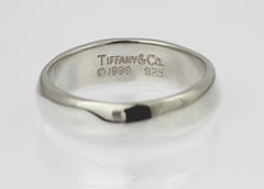 Tiffany sterling silver polished band ring size M1/2