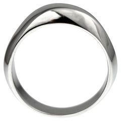 Tiffany sterling silver polished band ring size M1/2