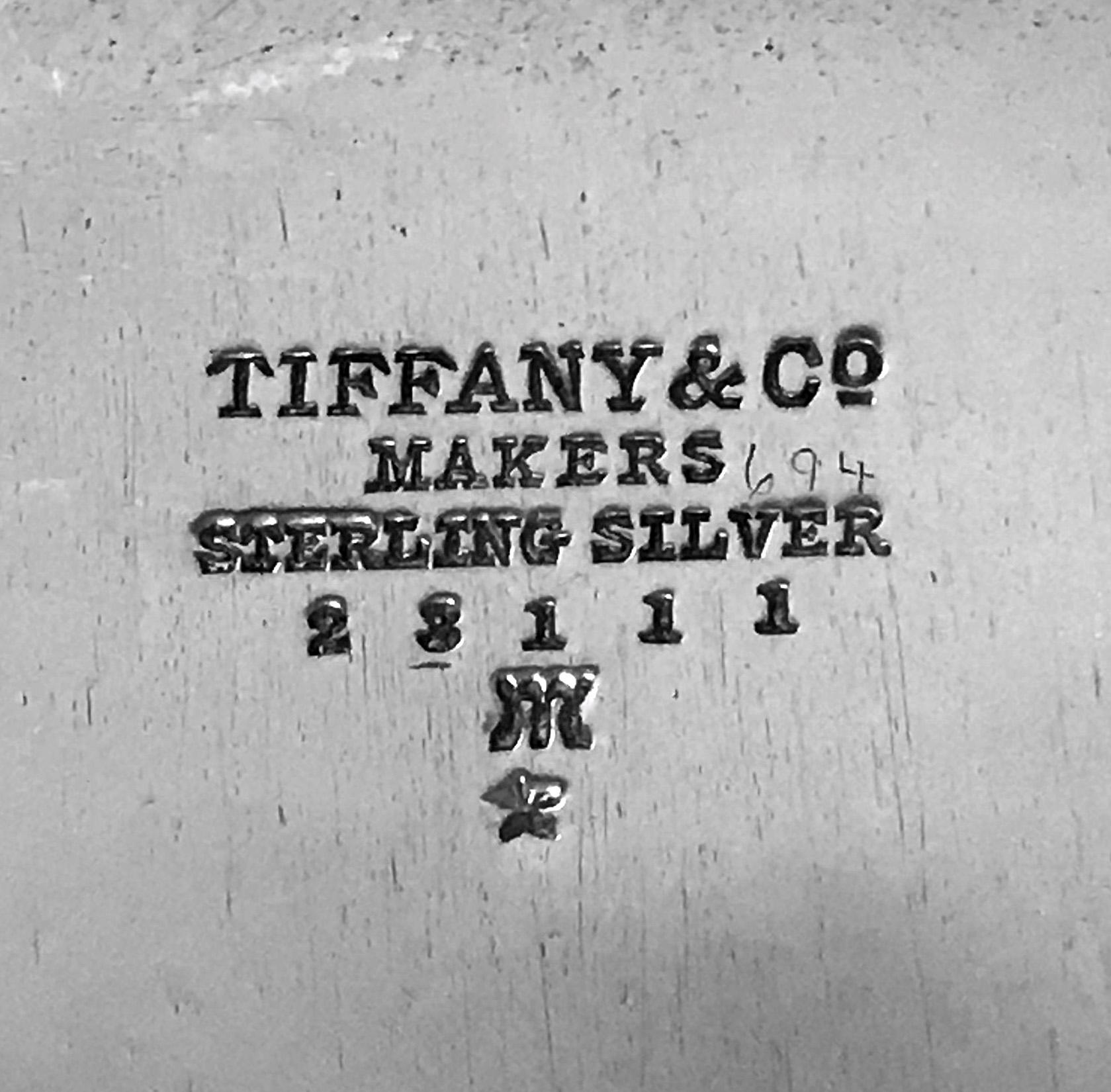 20th Century Tiffany & Co. Sterling Silver Porringer Squirrel Handle, 1907-1938
