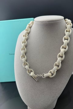 Tiffany Sterling Silver Somerset Collection Mesh Necklace