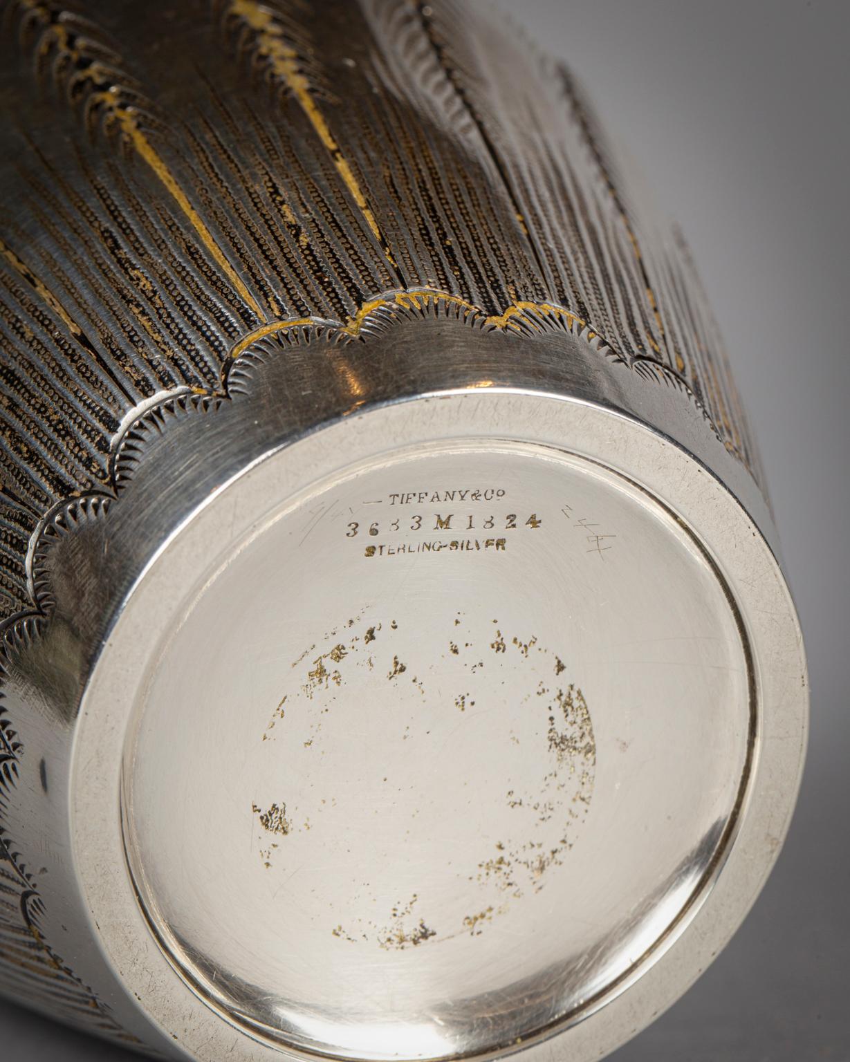 Teedose aus Sterlingsilber von Tiffany, 1870-1891 im Angebot 1