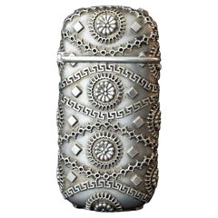 Tiffany Sterling Silver Vesta Streichholzetui, um 1875