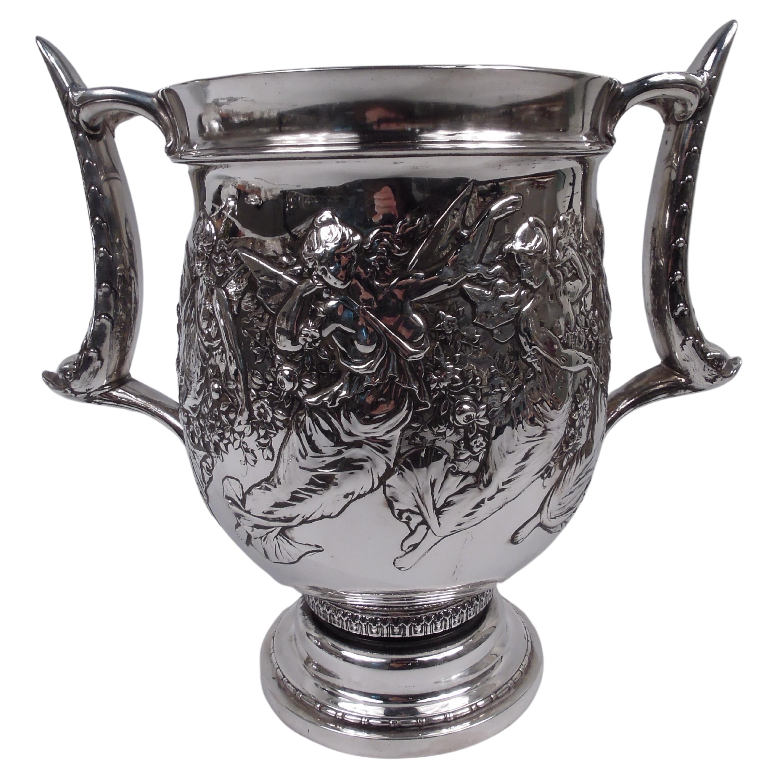 Tiffany Sterling Silver Wine Cooler Exhibited at 1893 Chicago World’s Fair For Sale