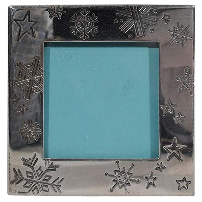 Tiffany Sterling Silver Winter Wonderland Snowflake Picture Frame