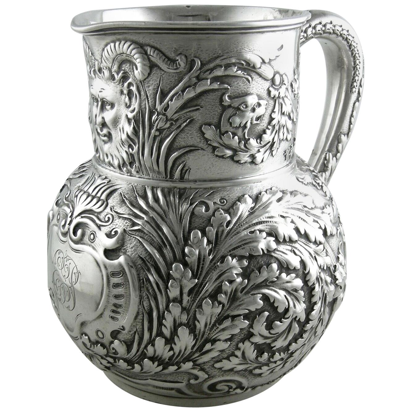 Tiffany Sterling Water Pitcher For Sale