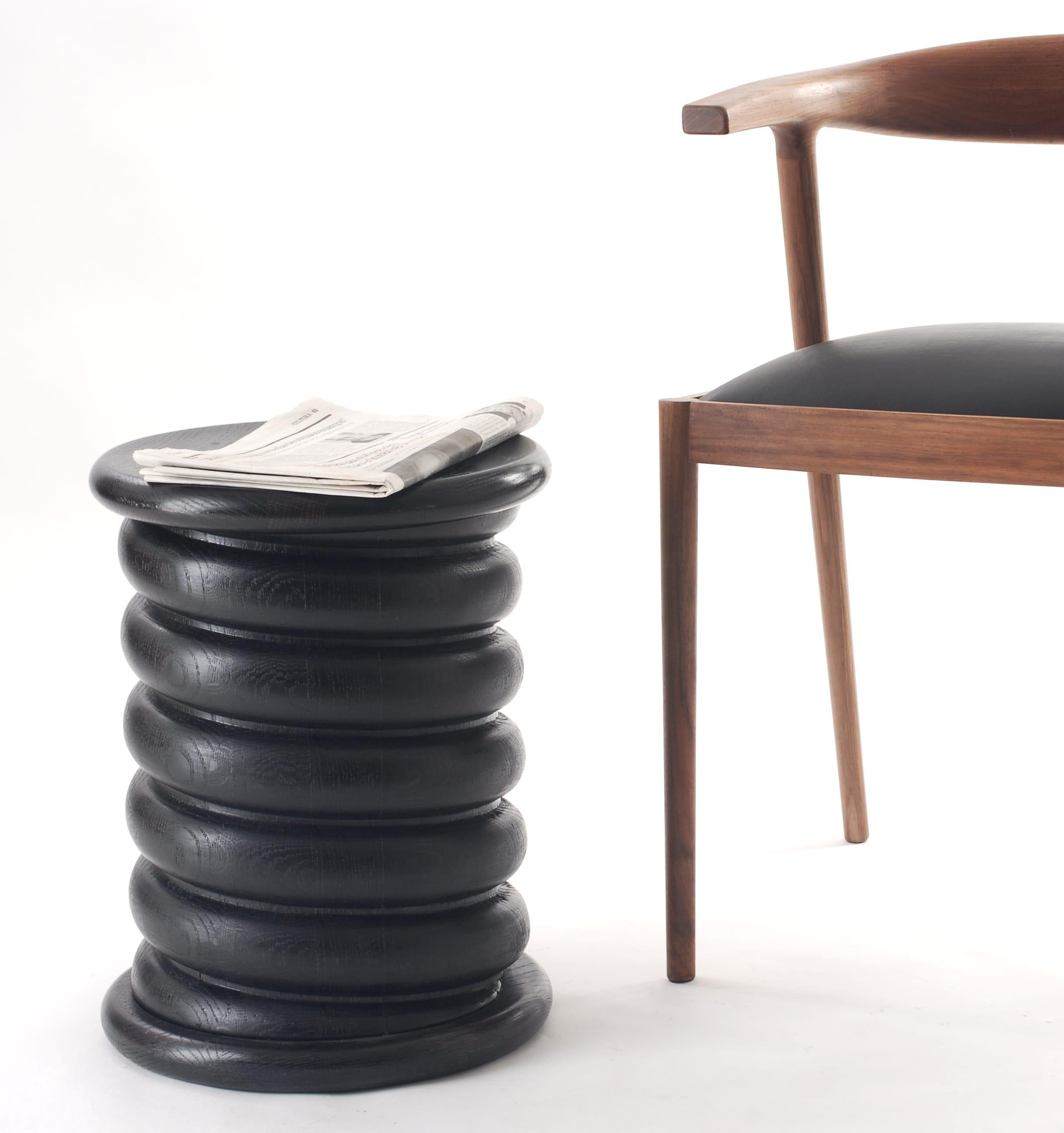 The soft curves of Tiffany stool and its versatility make this piece even more appealing. This modern stool with unique characteristics possesses smooth curves for a more modern and sculptural appeal. It can be a functional piece table for lateral