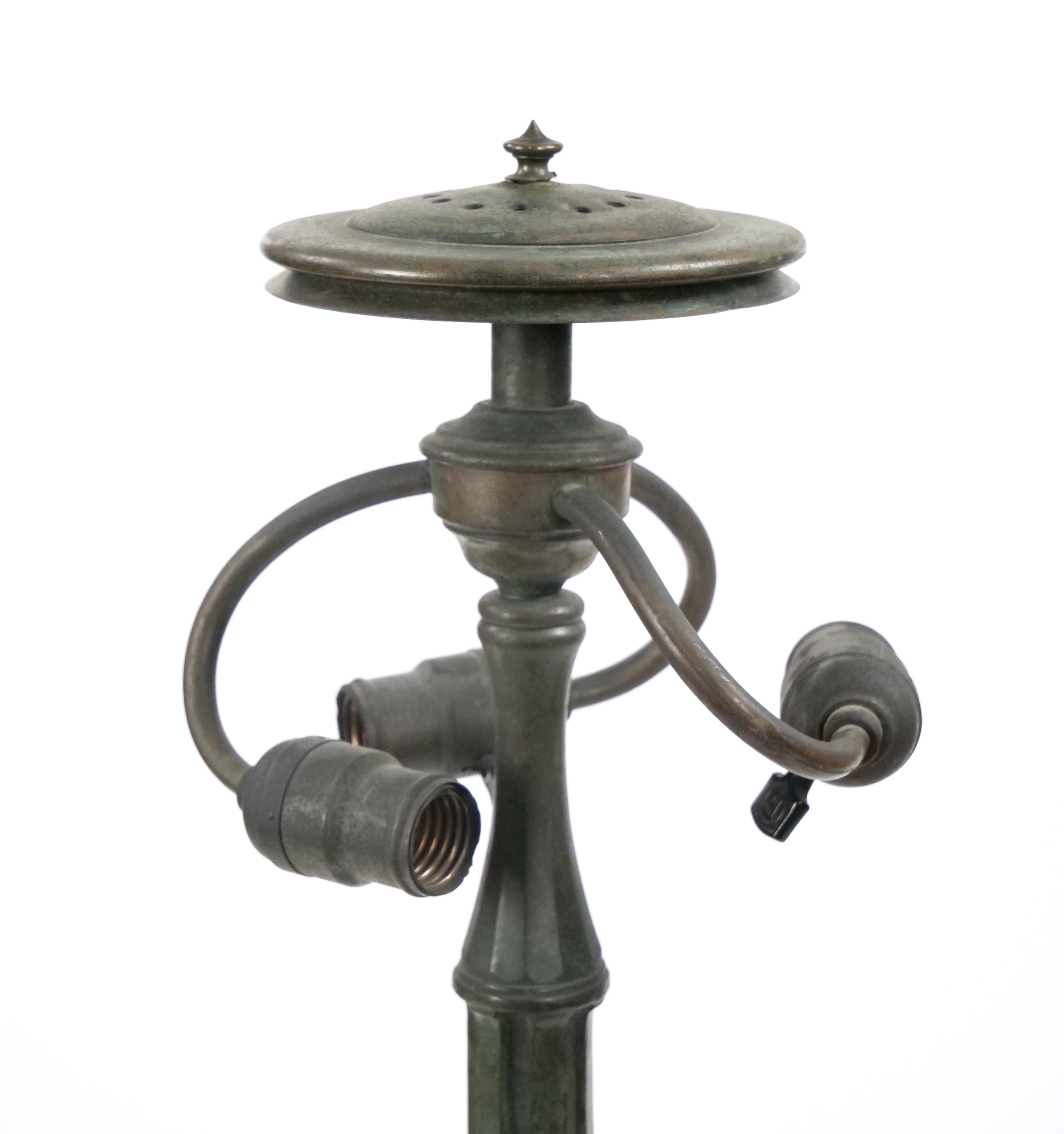 Tiffany Studio New York Bronze Base 