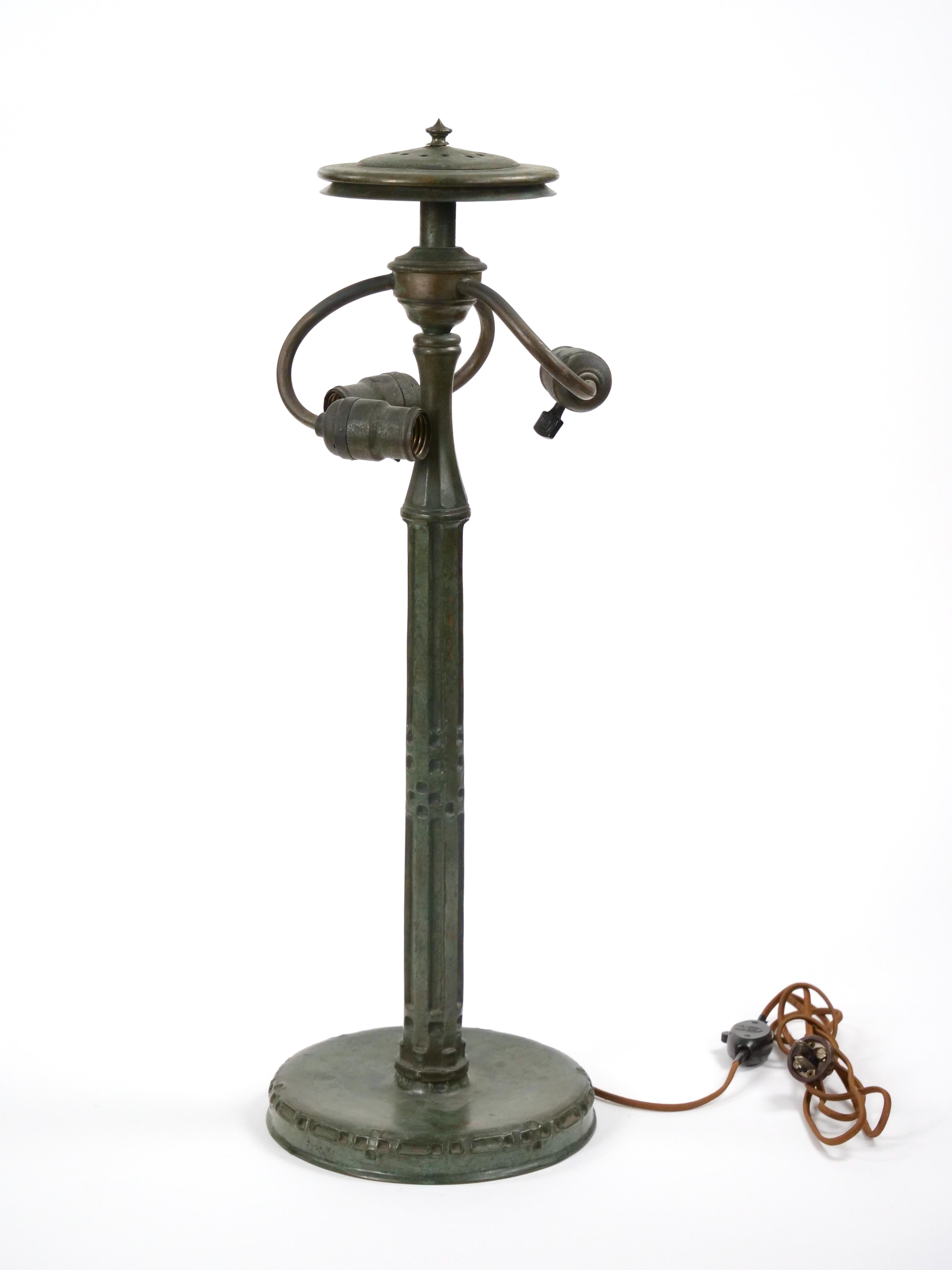 Tiffany Studio New York Bronze Base 