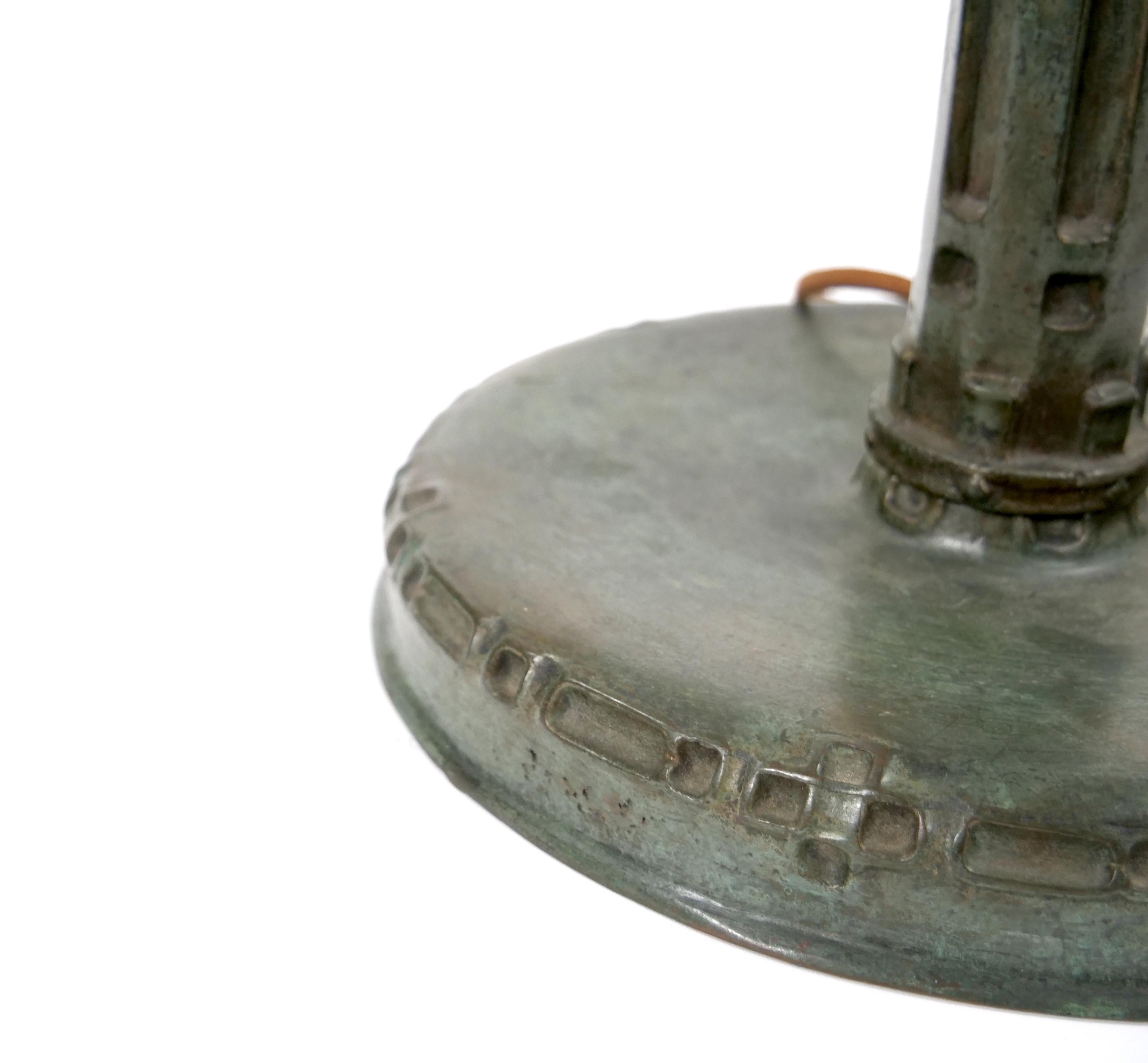 Tiffany Studio New York Bronze Base 