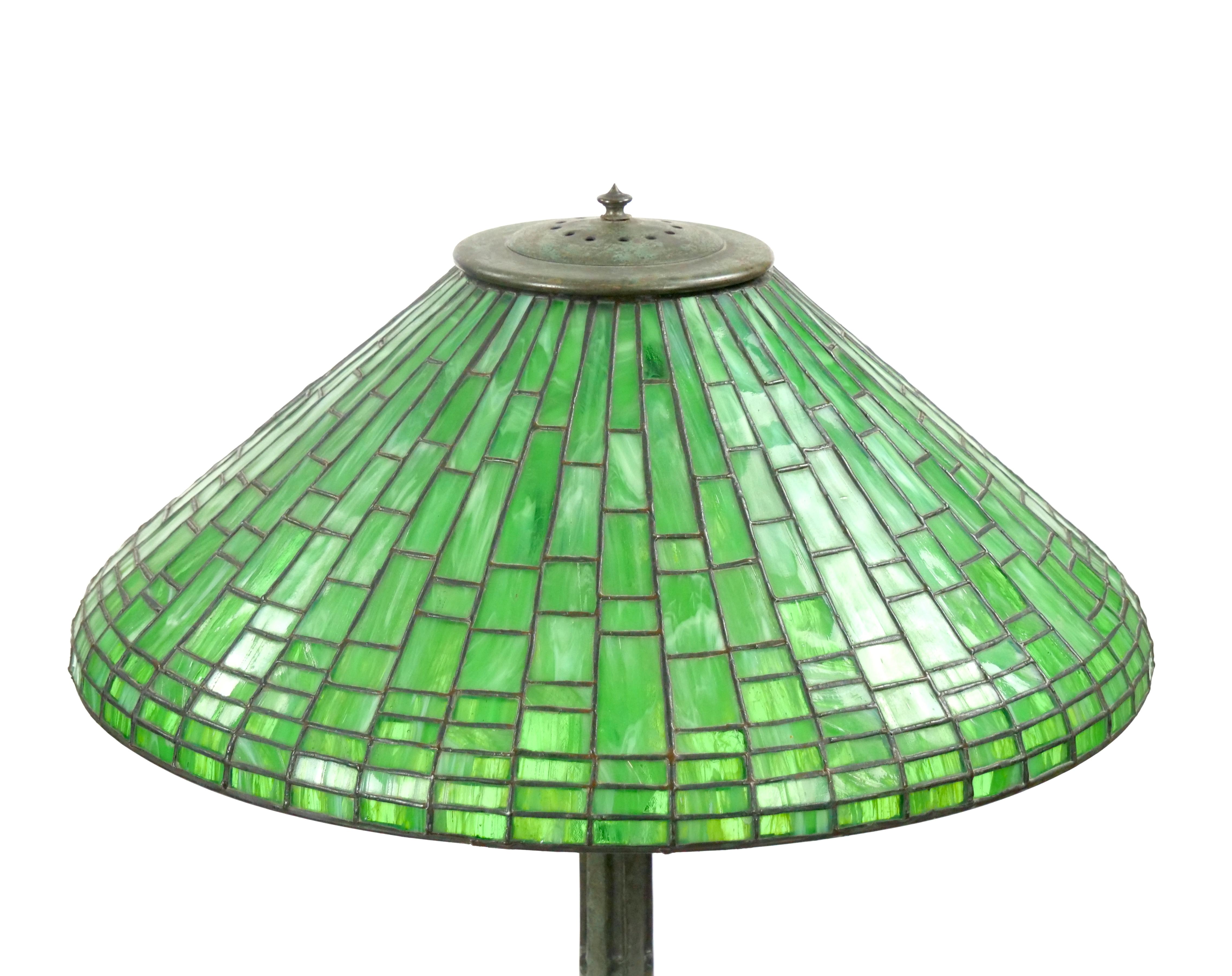 American Tiffany Studio New York Bronze Base 