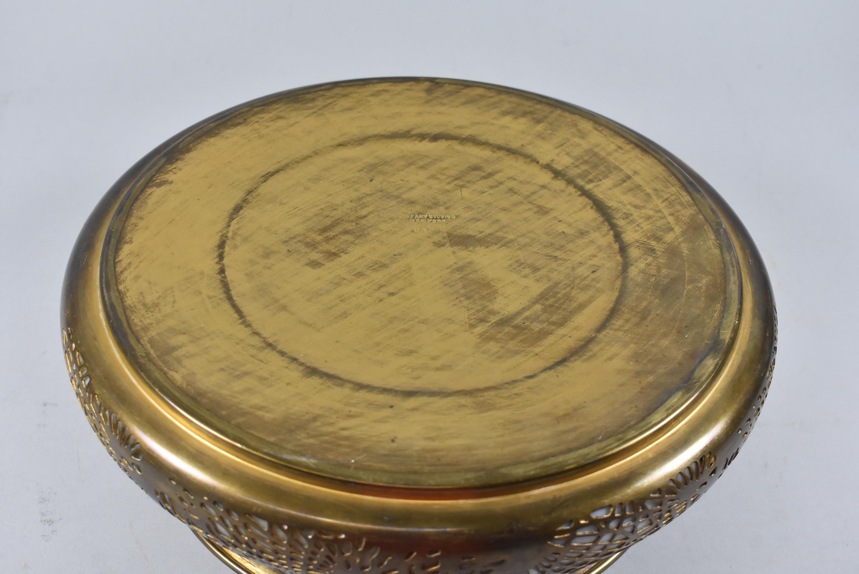 Bronzo Fioriera Jardinière #833 di Tiffany Studios da 10,5