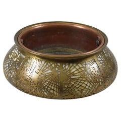 Tiffany Studios 10.5" Bronze Pine Needle Fernery Jardinière #833 Planter