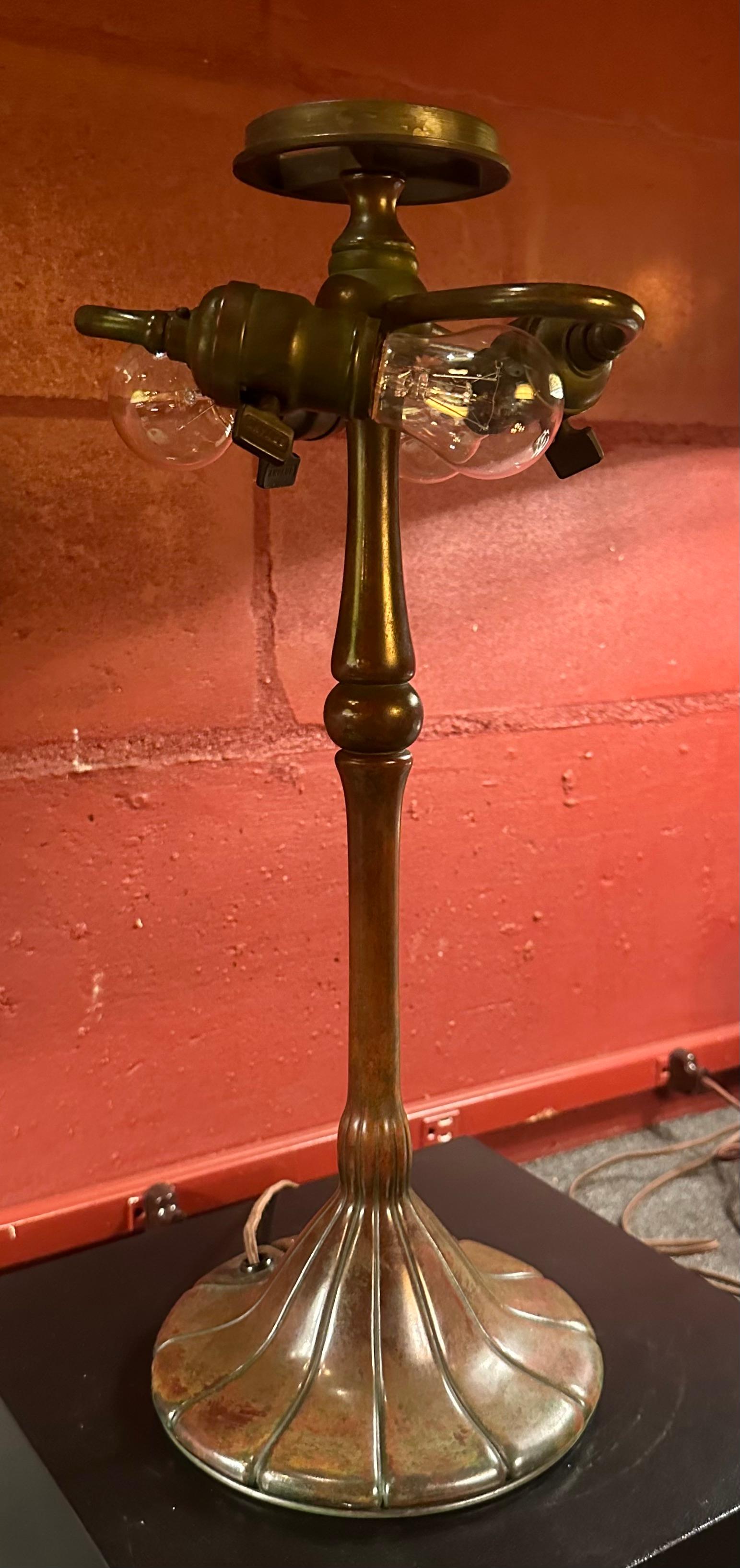 American Tiffany Studios 14” “Acorn” Table Lamp