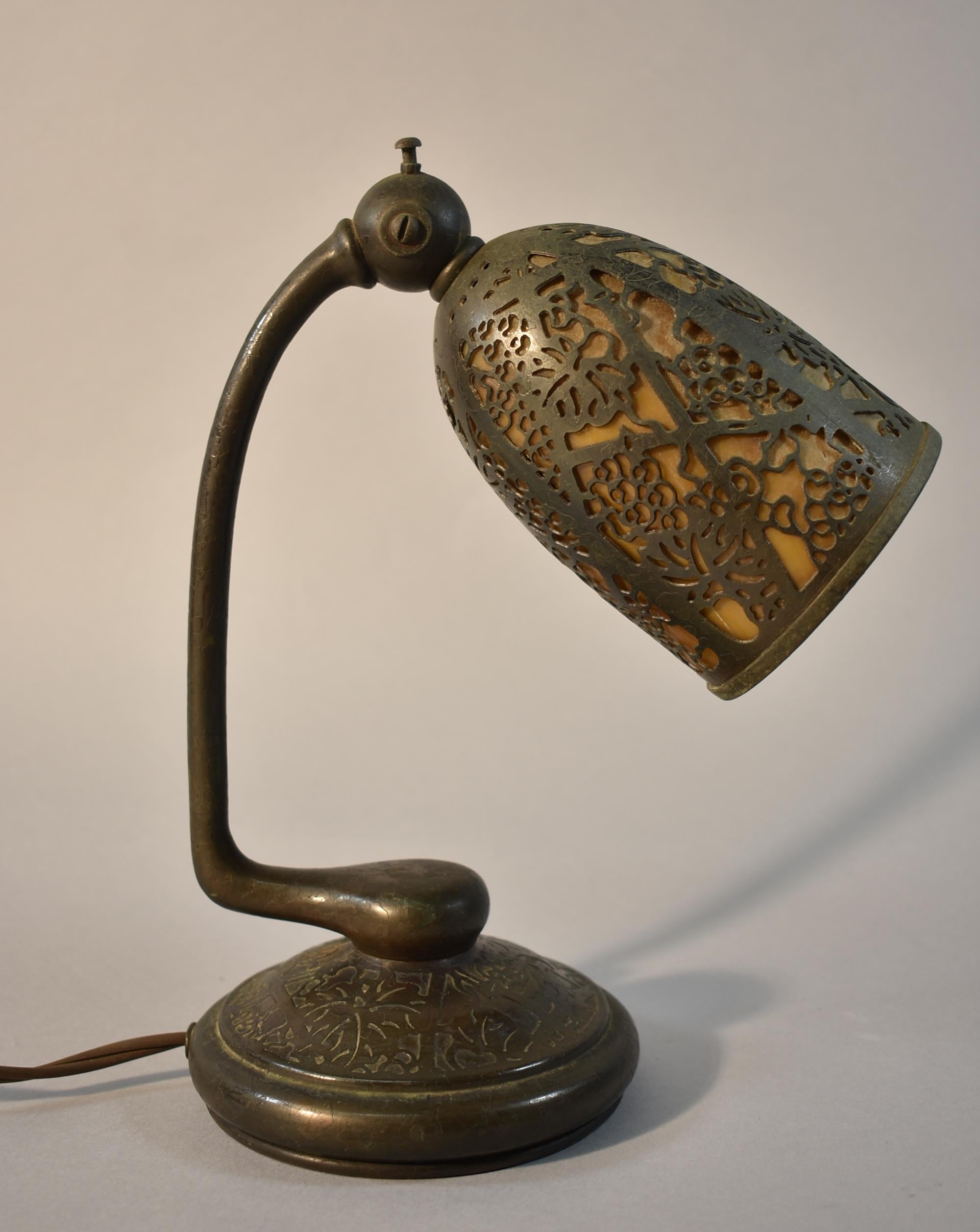 tiffany slag glass lamp