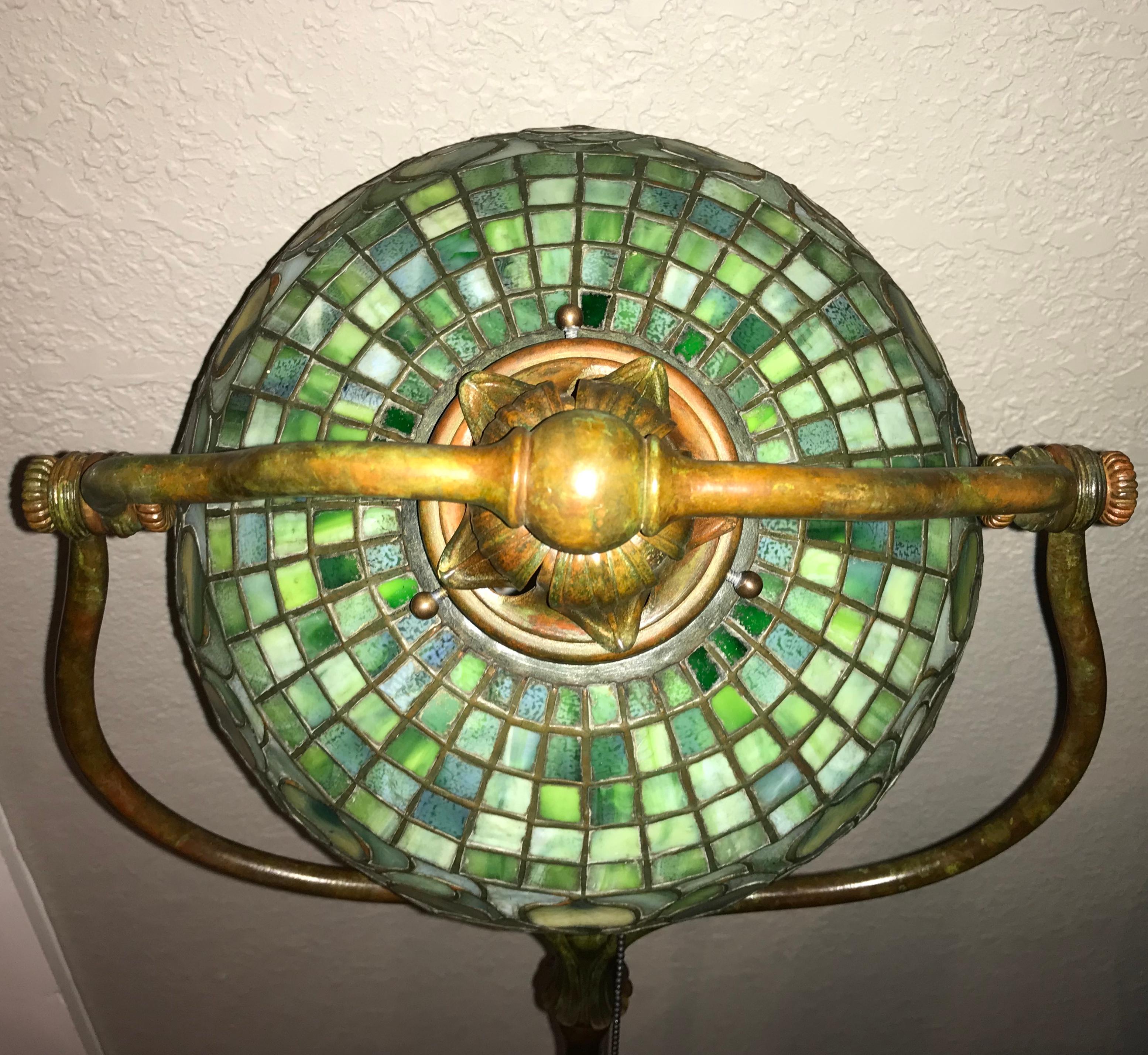 Early 20th Century Tiffany Studios “Acorn” Floor Lamp