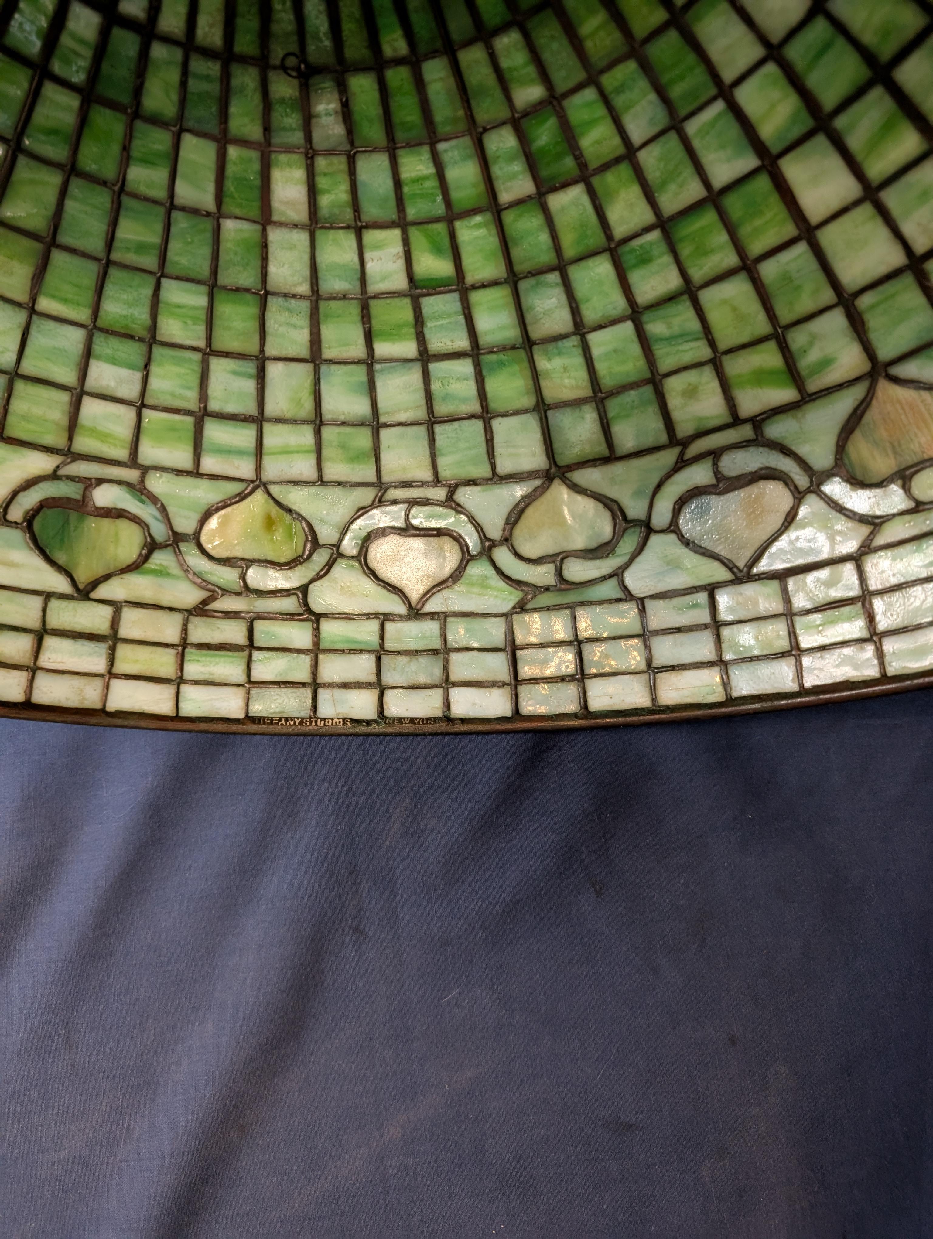 Tiffany Studios Acorn Table Lamp For Sale 7