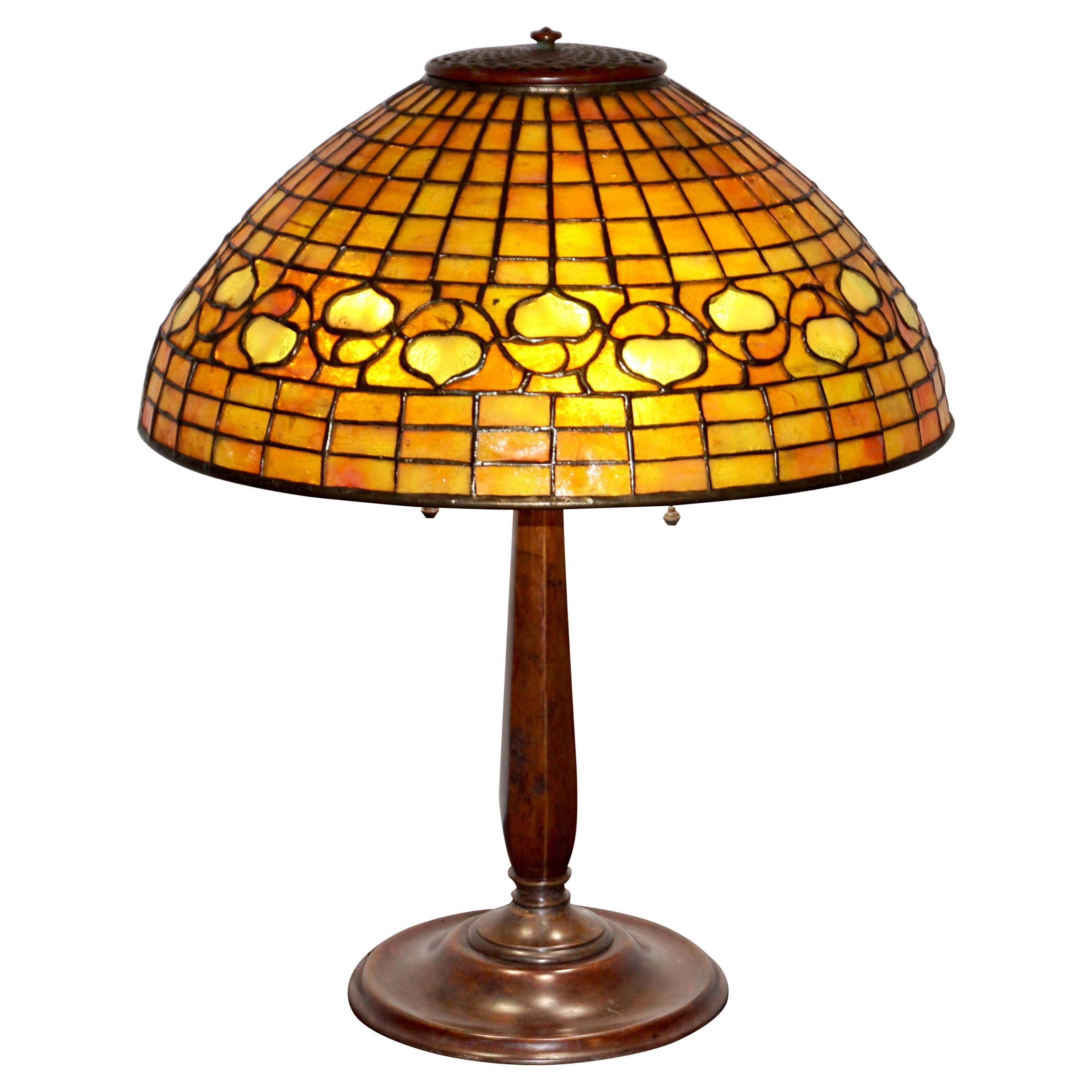 Tiffany Studios “Acorn” Table Lamp
