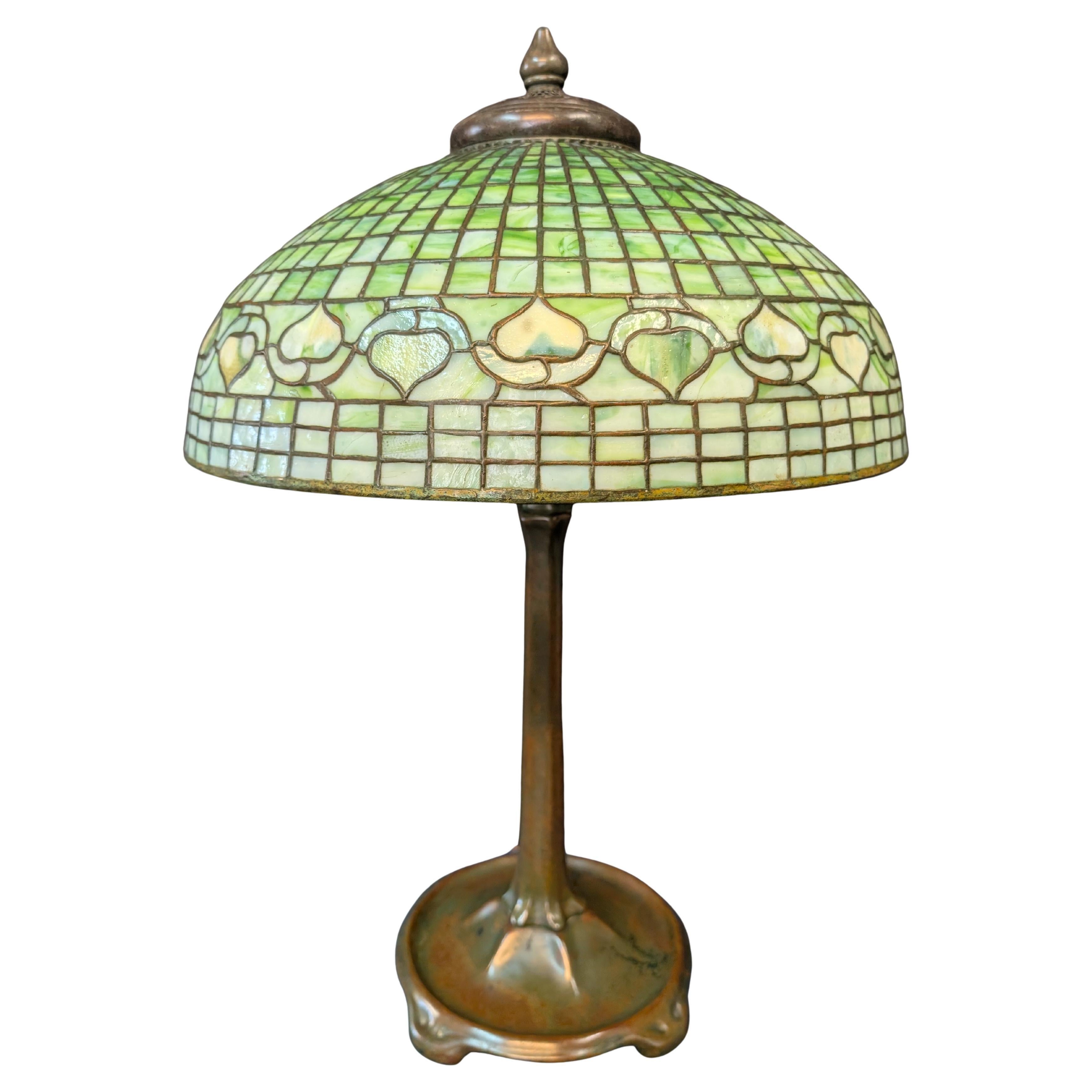 Tiffany Studios Acorn Table Lamp For Sale