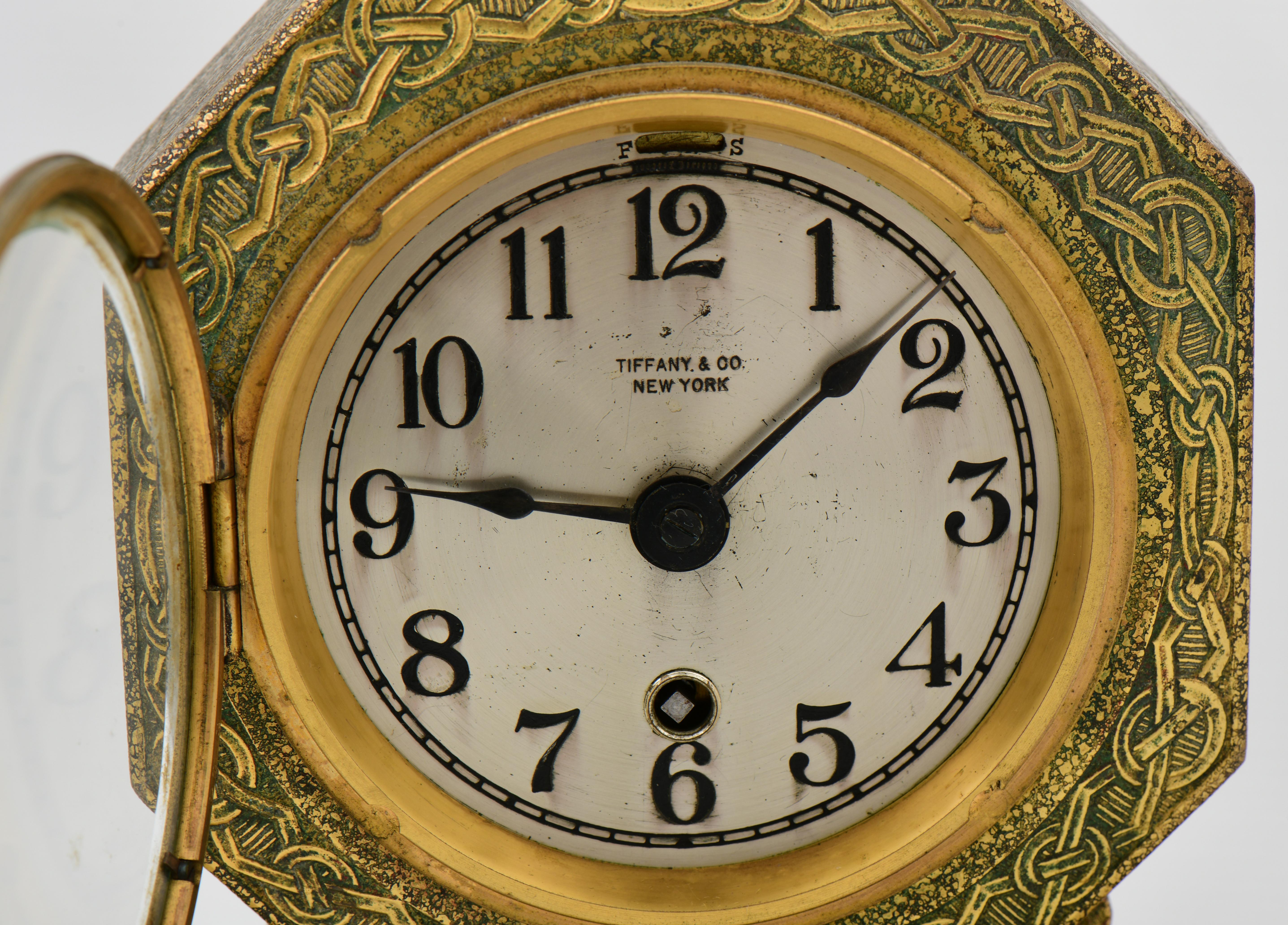 tiffany mantel clock
