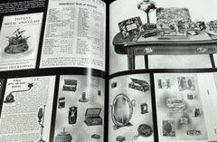 TIFFANY Studios Art Nouveau Bronze "Slag Glass" frame