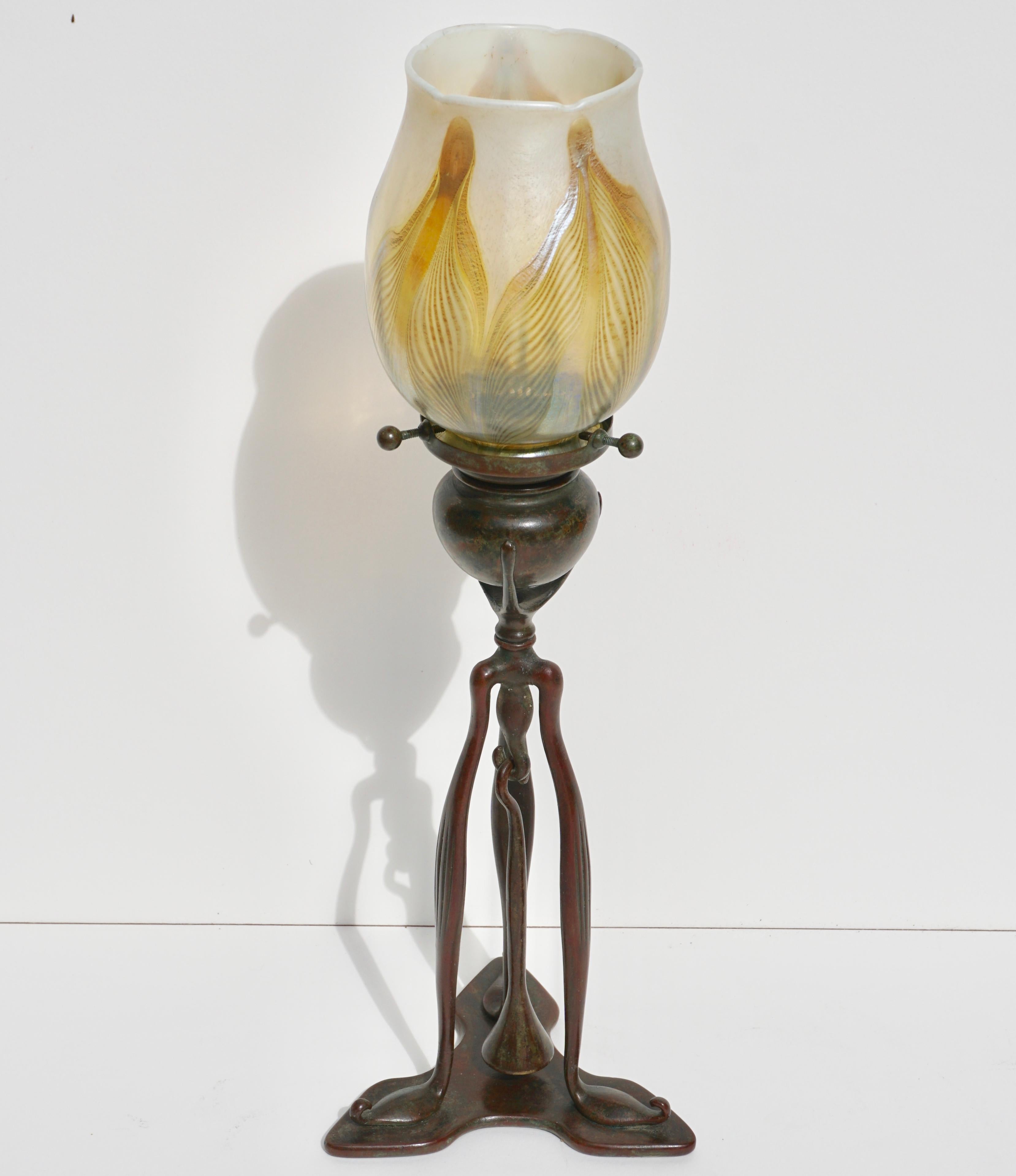 tiffany tea light lamp