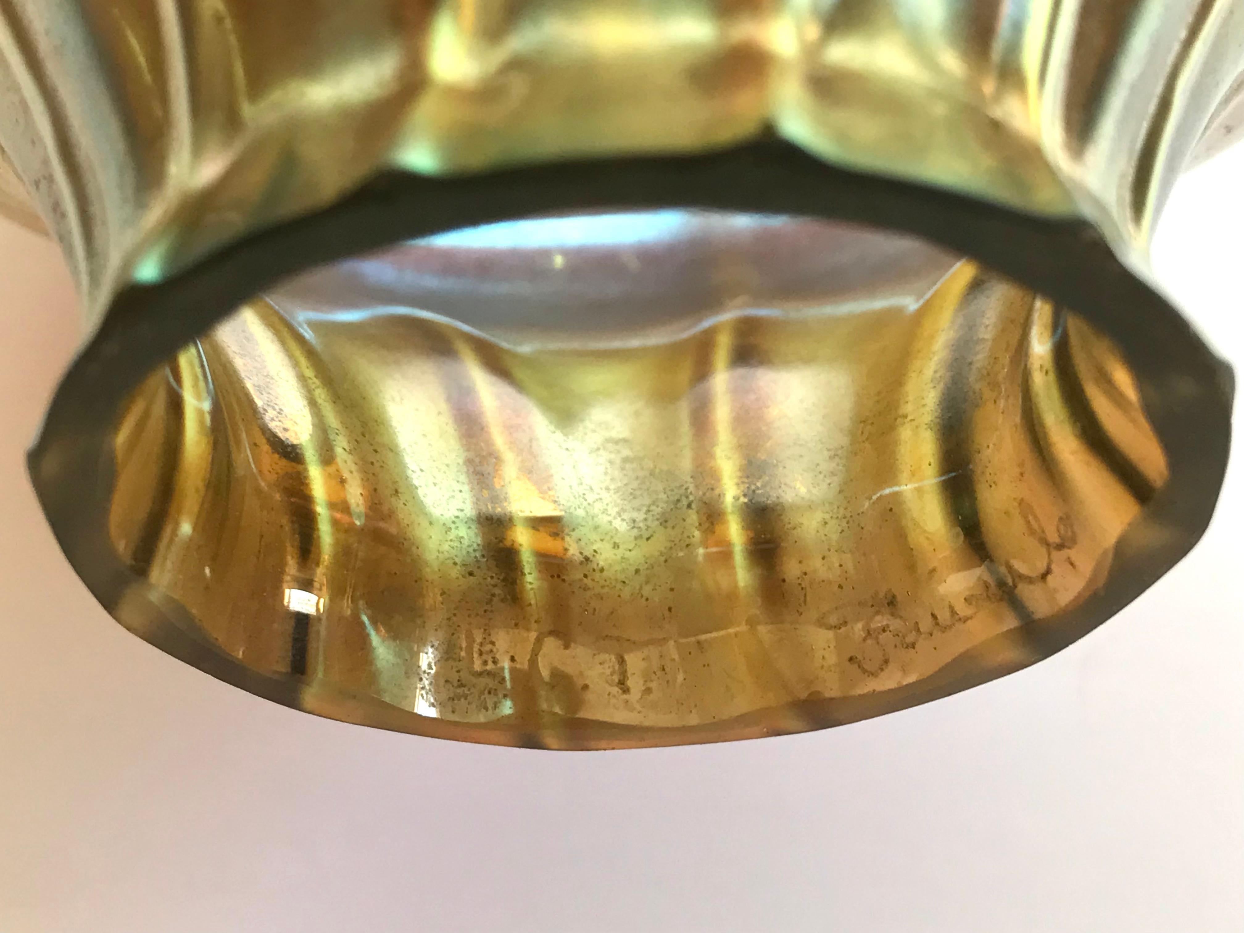 Tiffany Studios Bronze and Favrile Table Lamp 3