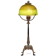 Tiffany Studios Bronze and Favrile Table Lamp