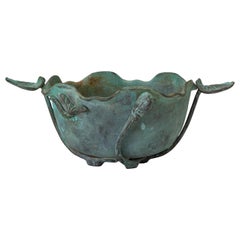 Tiffany Studios Bronze Bowl with Verdigris Finish