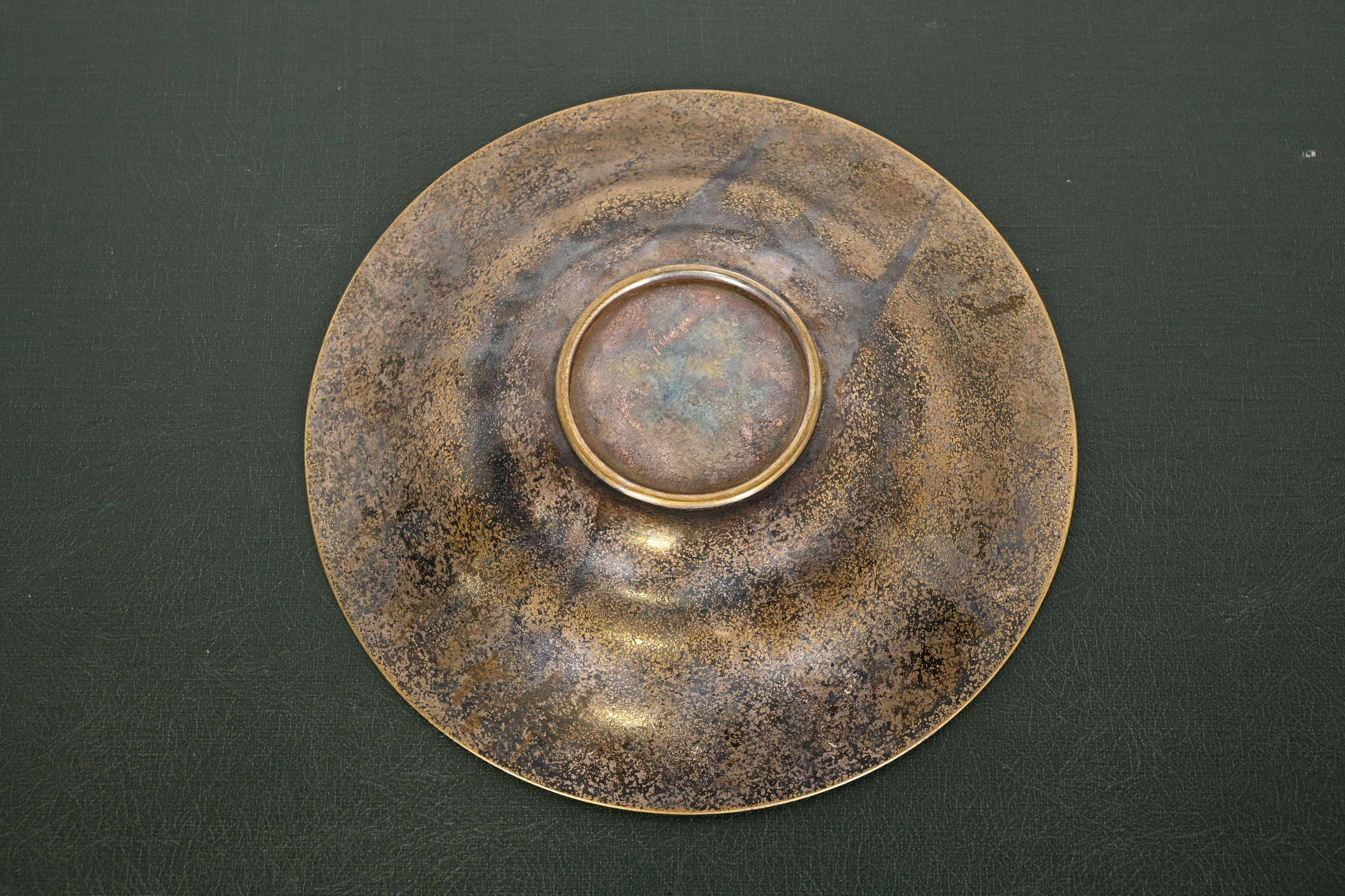 Tiffany Studios Bronze Doré Bowl For Sale 3