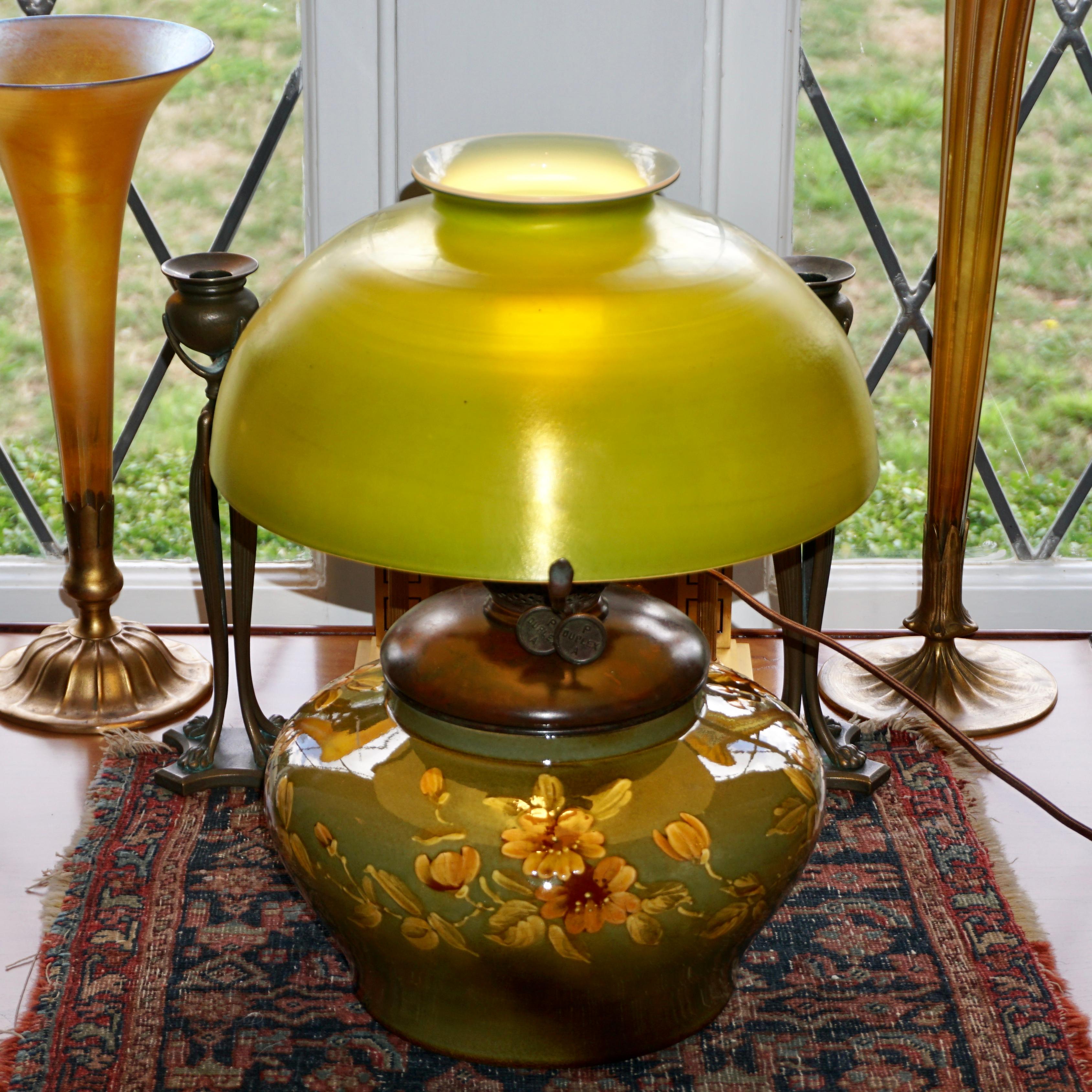 pottery lamp base