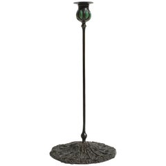 Tiffany Studios Bronze Queen Anne’ Lace Candelabra