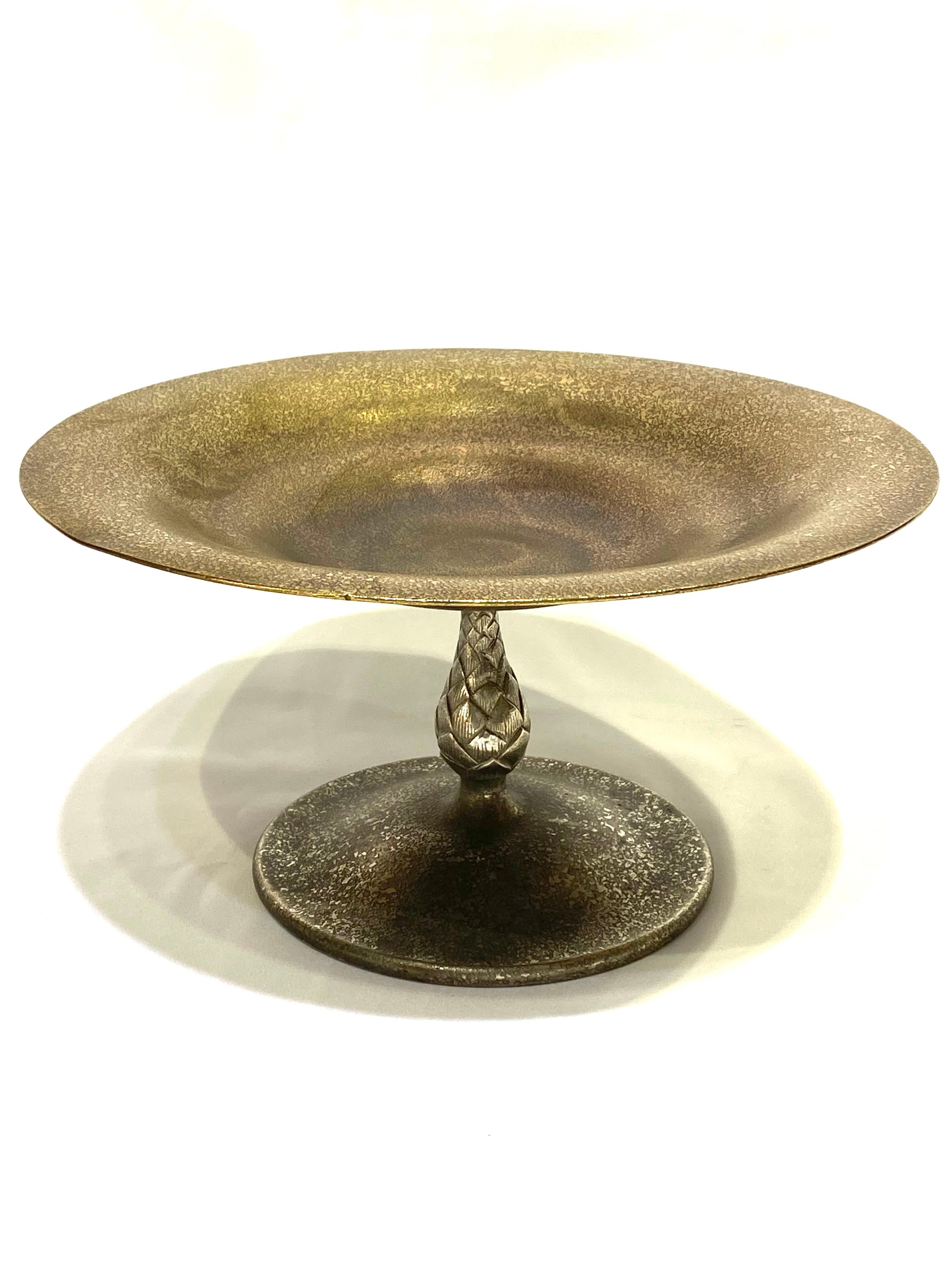 Tiffany Studios Bronze Tazza In Excellent Condition In Beverly Hills, CA