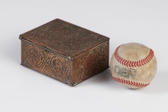 Tiffany Studios Bronze Zodiac Cigarette Box