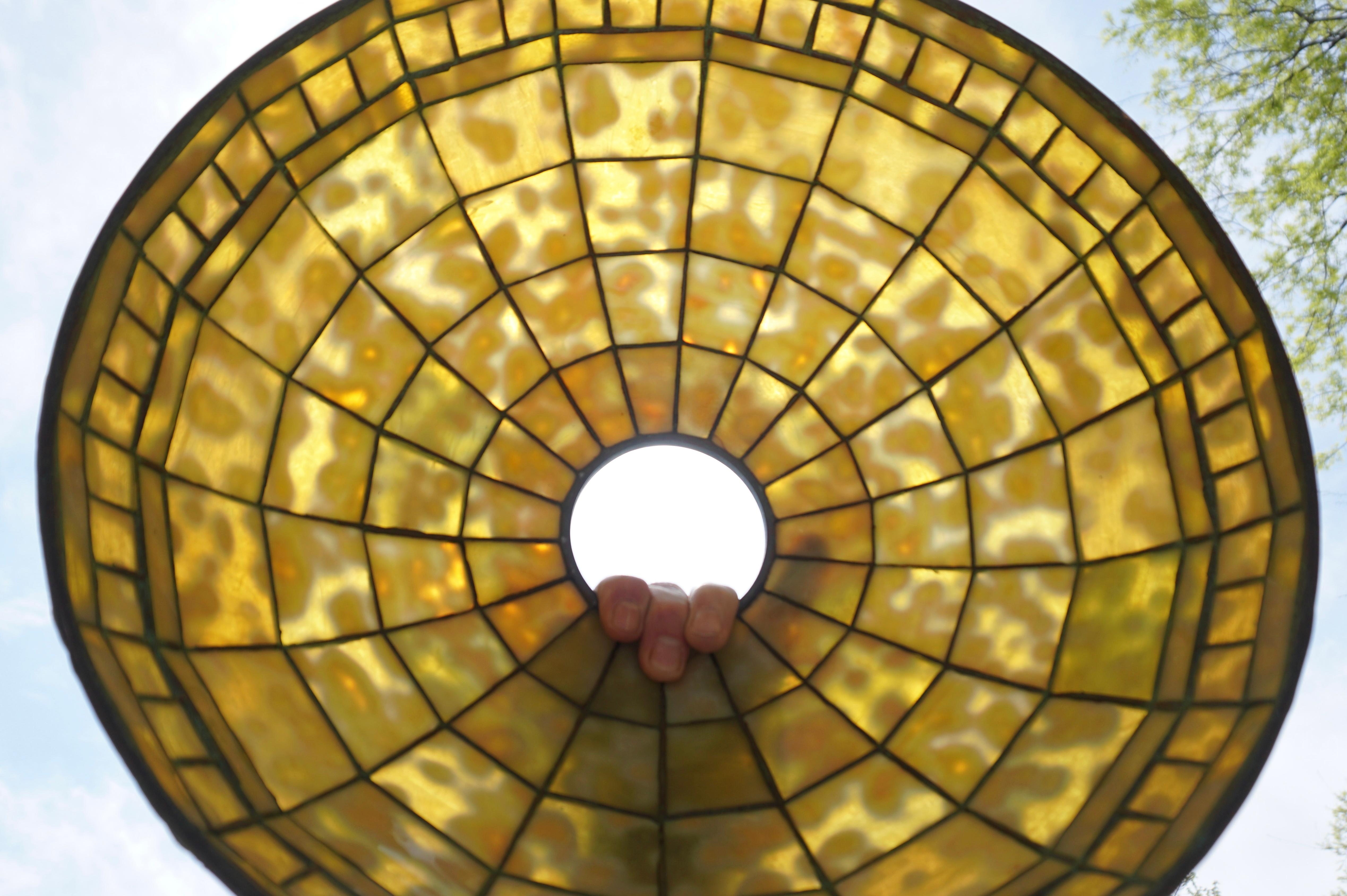 Tiffany Studios - Lampe de table coloniale en vente 6