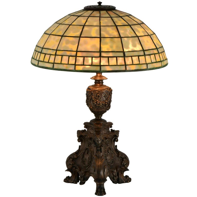 Tiffany Studios Colonial Table Lamp For Sale 7