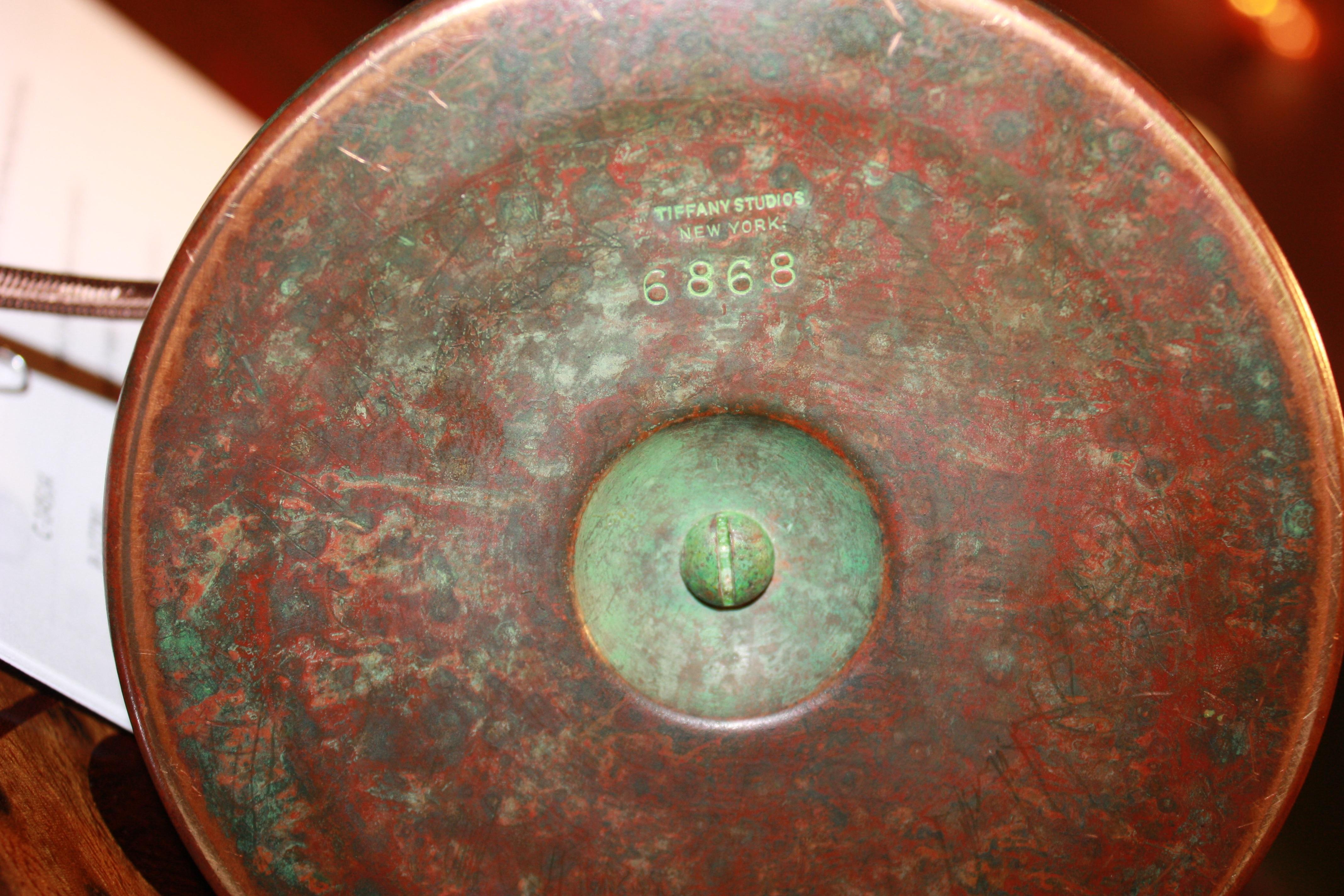 Patinated Tiffany Studios 