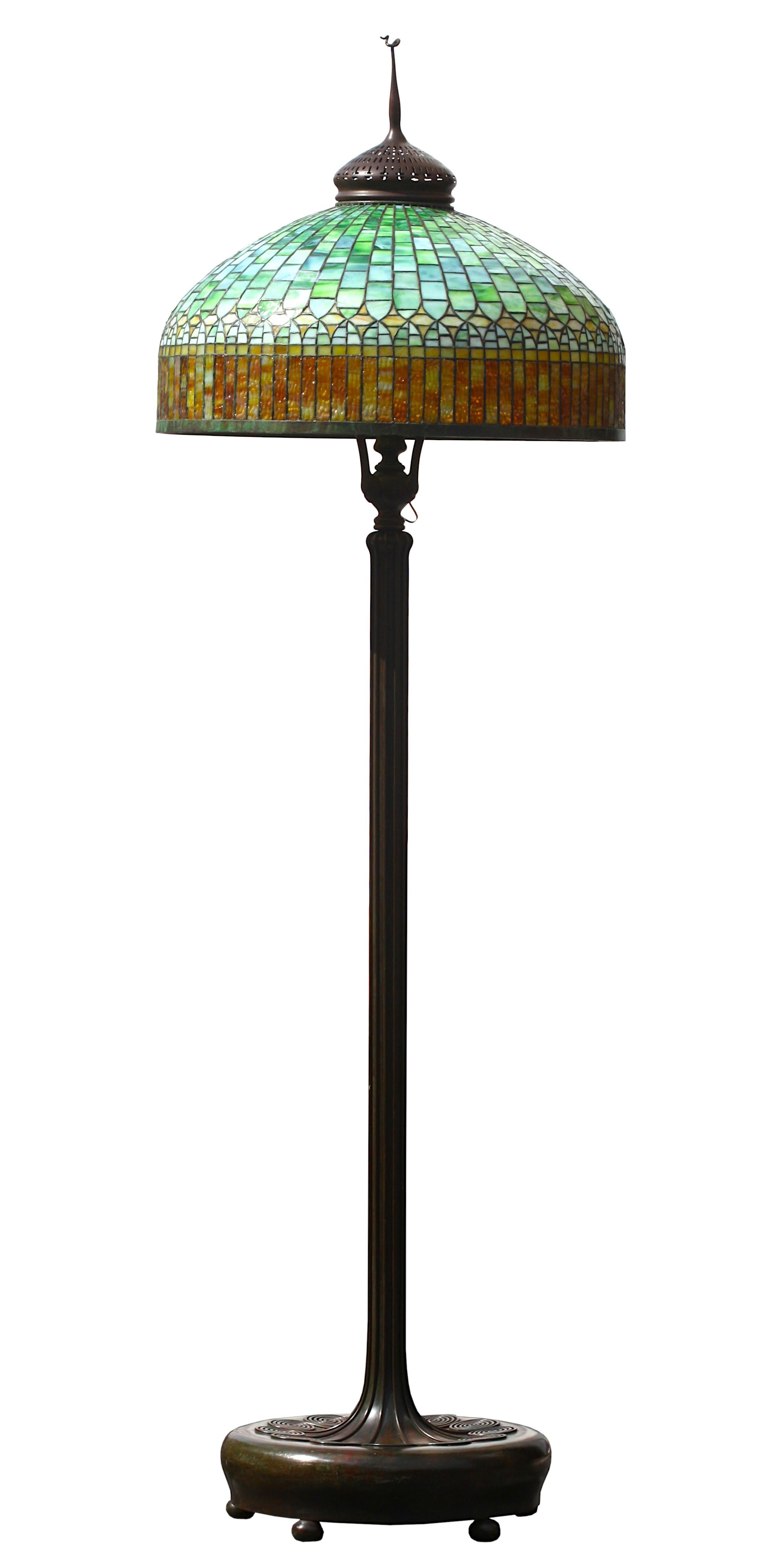 
Tiffany Studios
“Curtain Border” Floor Lamp
1899-1920
