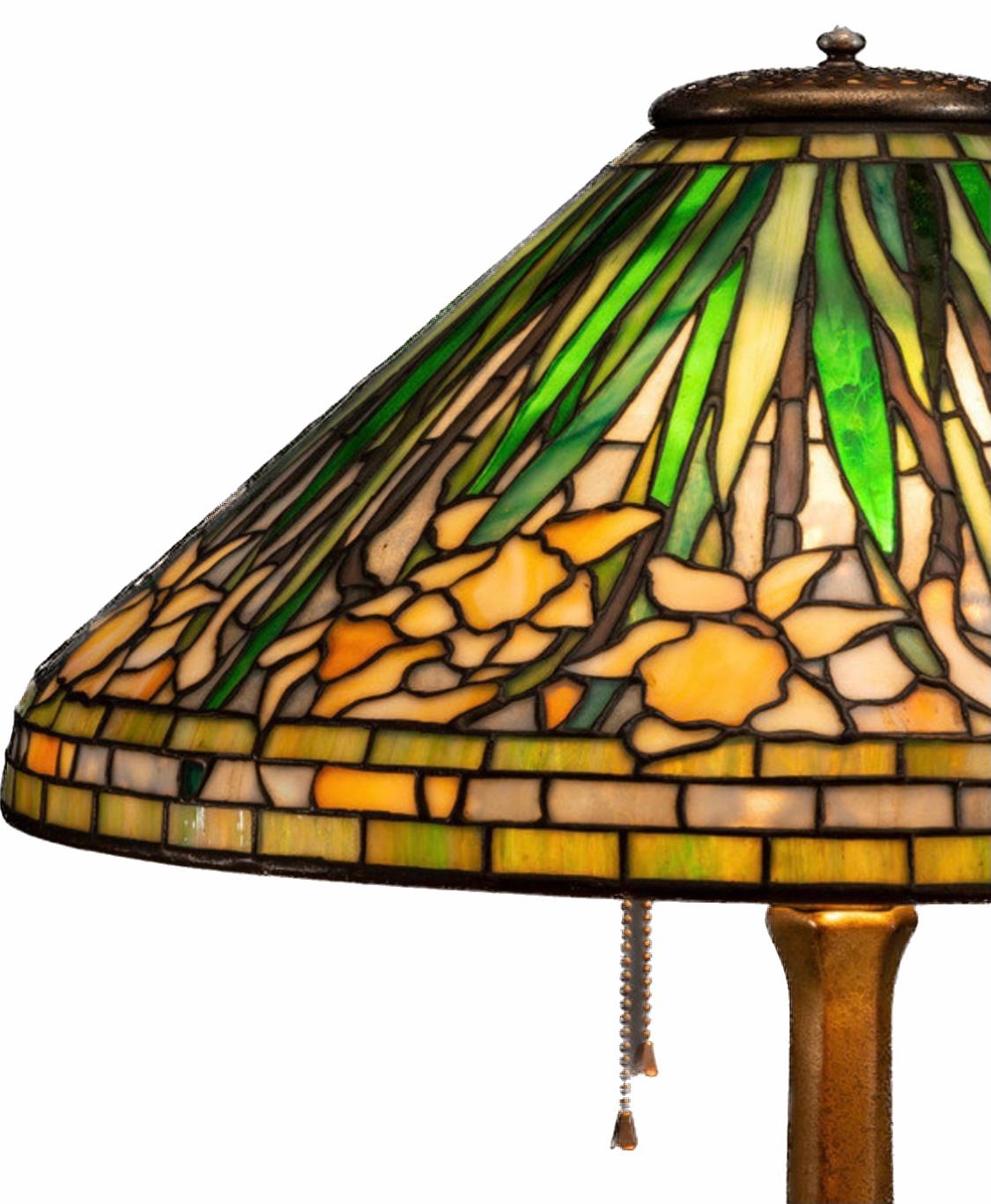 Tiffany Studios Daffodil Table Lamp In Good Condition In Dallas, TX