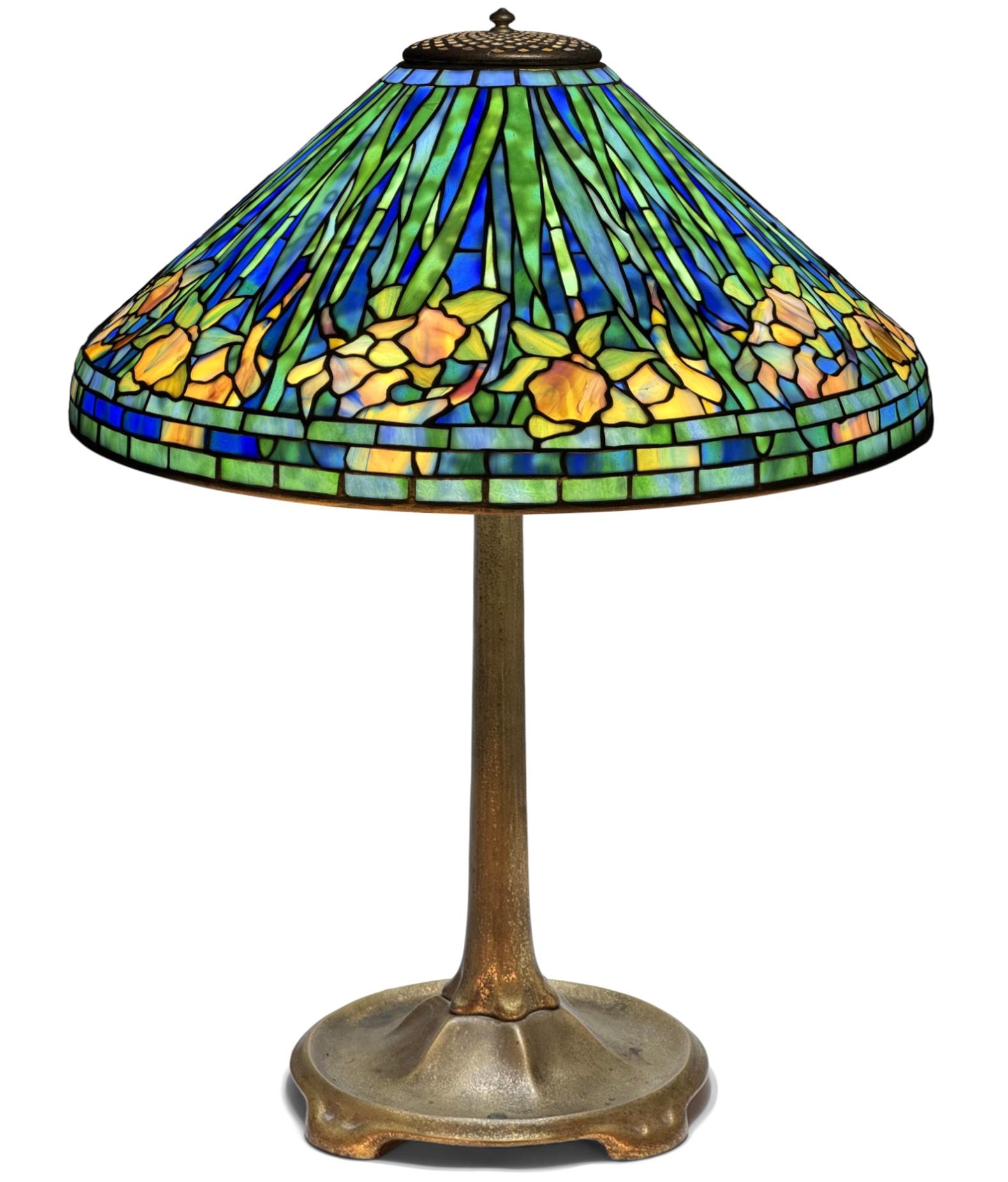 Lampe de table Daffodil Tiffany Studios en vente 1
