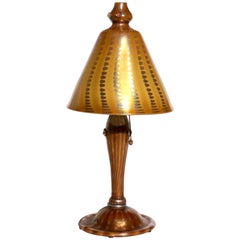 Antique Tiffany Studios Decorated Arabian Favrile Lamp