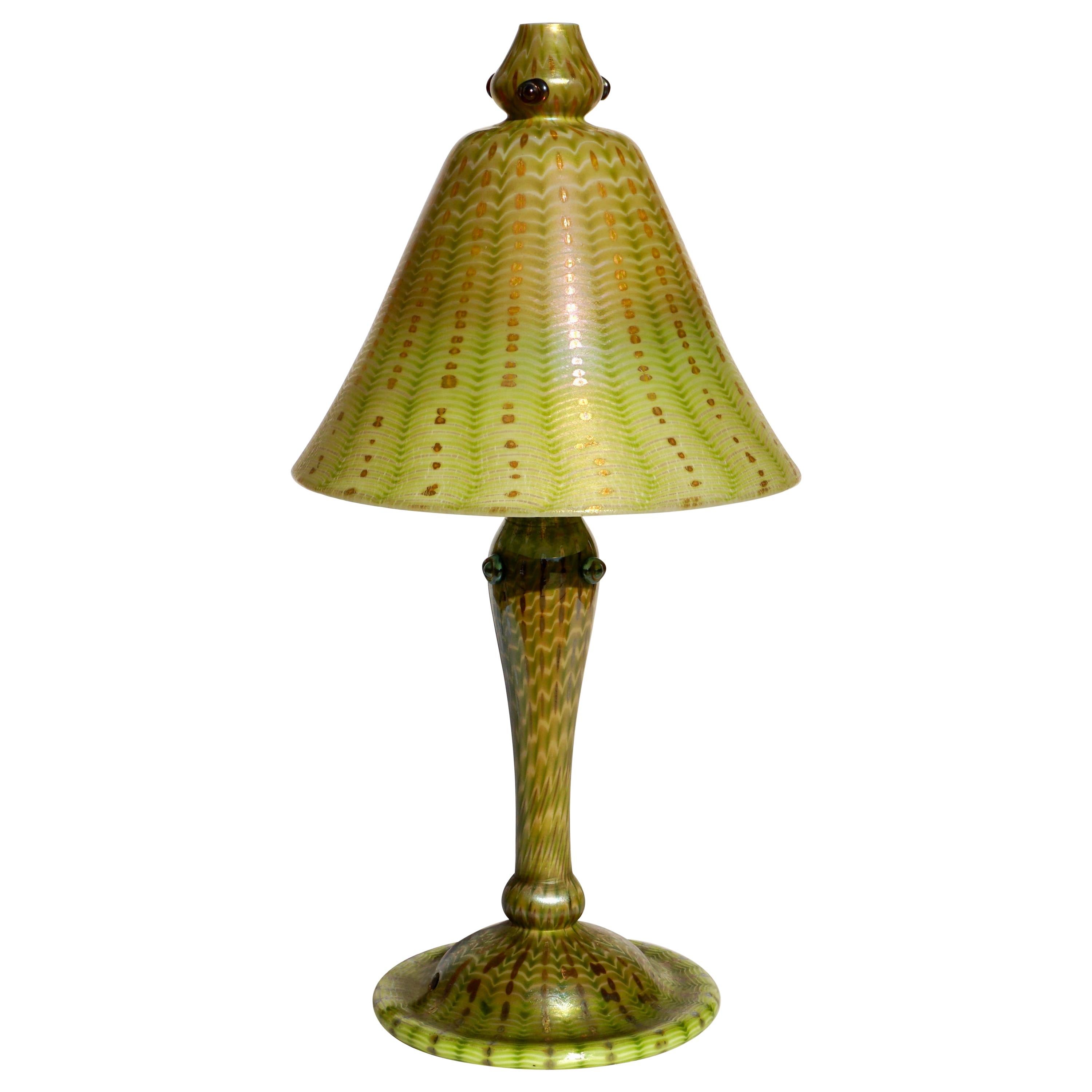 Tiffany Studios Decorated Arabian Favrile Lamp