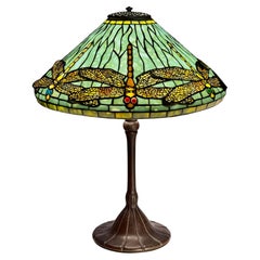 Tiffany Studios Libelle Diachronic Konfetti Tischlampe
