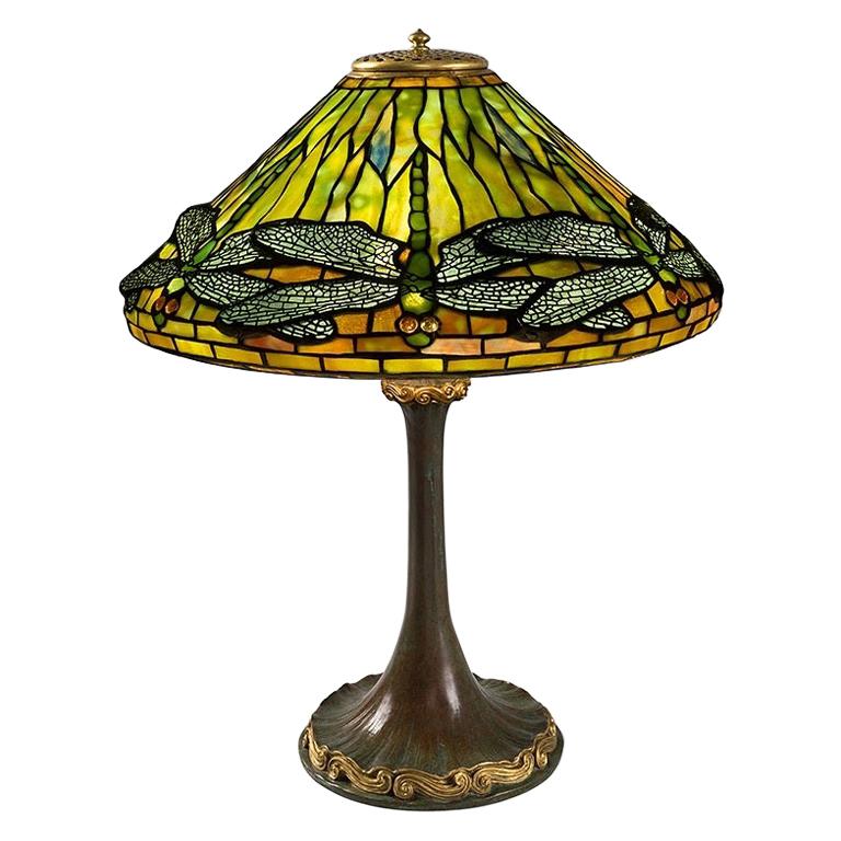 Tiffany Studios "Dragonfly" Table Lamp