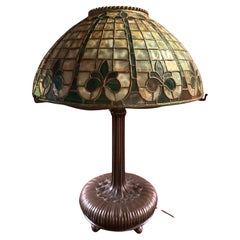 Tiffany Studios Early Fleur de Lis Table Lamp