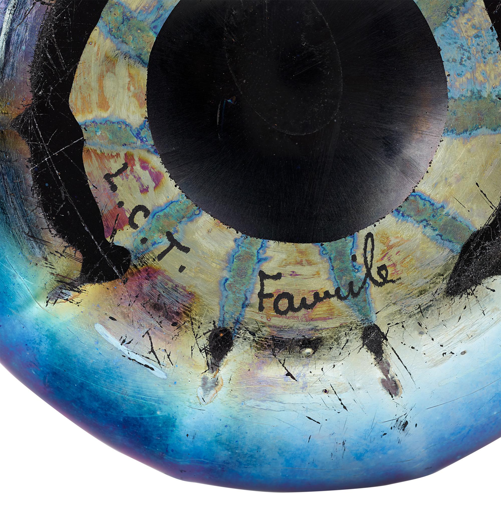 Lámpara candelabro de favrile de los Estudios Tiffany en Bueno estado para la venta en New Orleans, LA