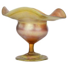 Tiffany Studios Favrile Glas Kompott, 1910er Jahre