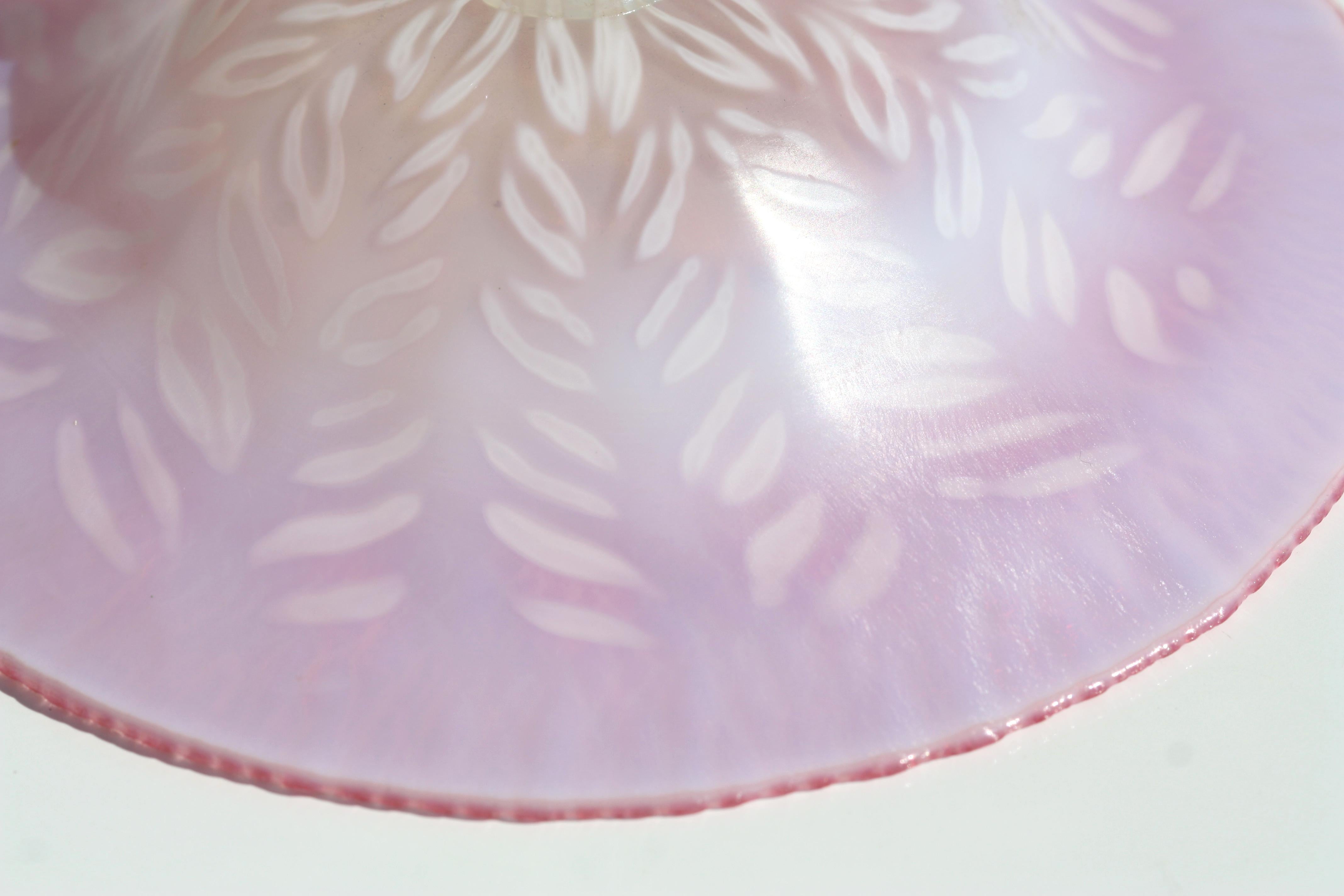 Vetro Tazza a tromba in vetro Favrile di Tiffany Studios Circa 1910 in vendita