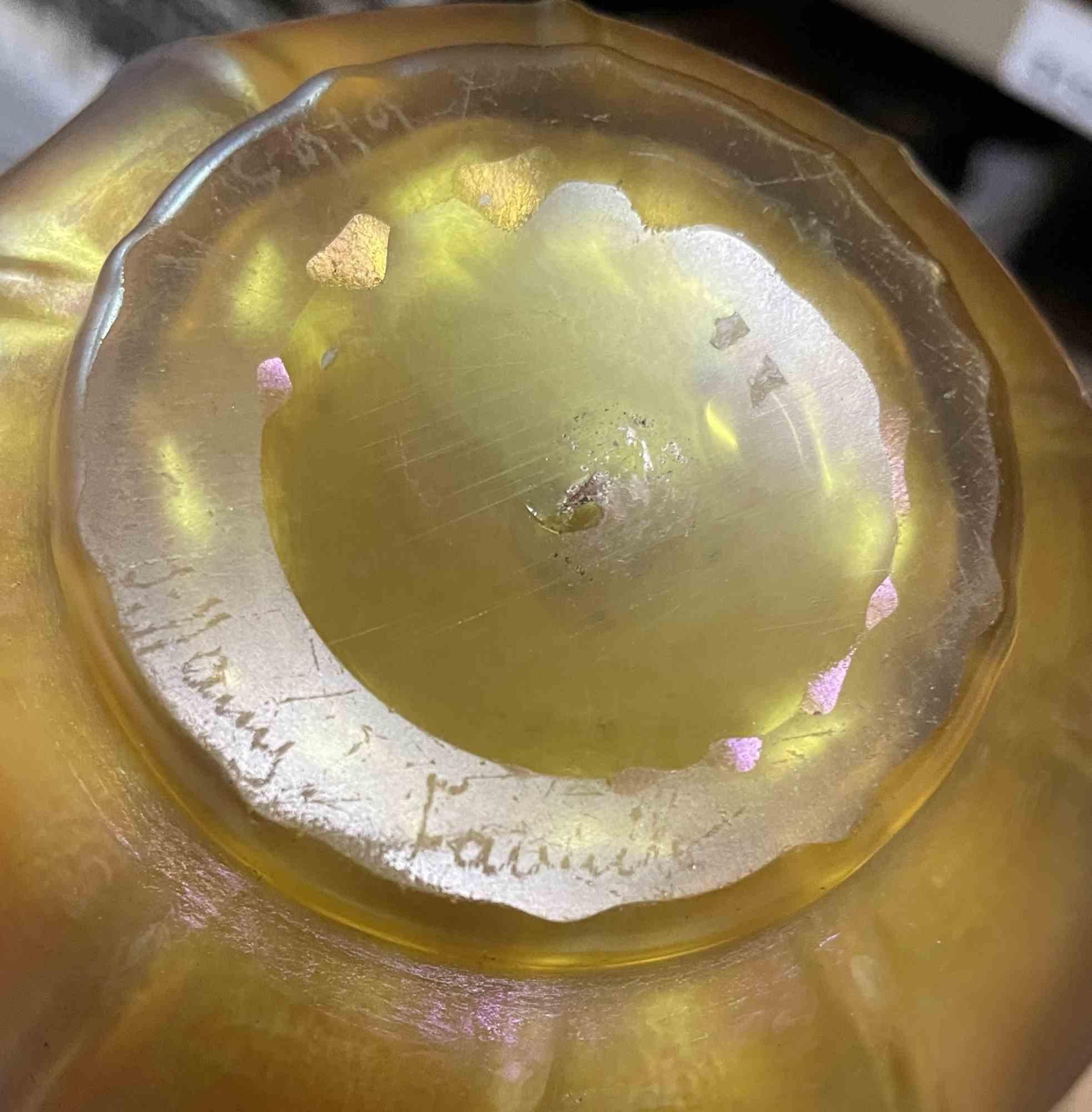 Vaso in vetro Favrile di Tiffany Studios, 1910 In condizioni buone in vendita a Roma, IT