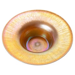 Tiffany Studios Favrile Iridescent Art Glass Bowl
