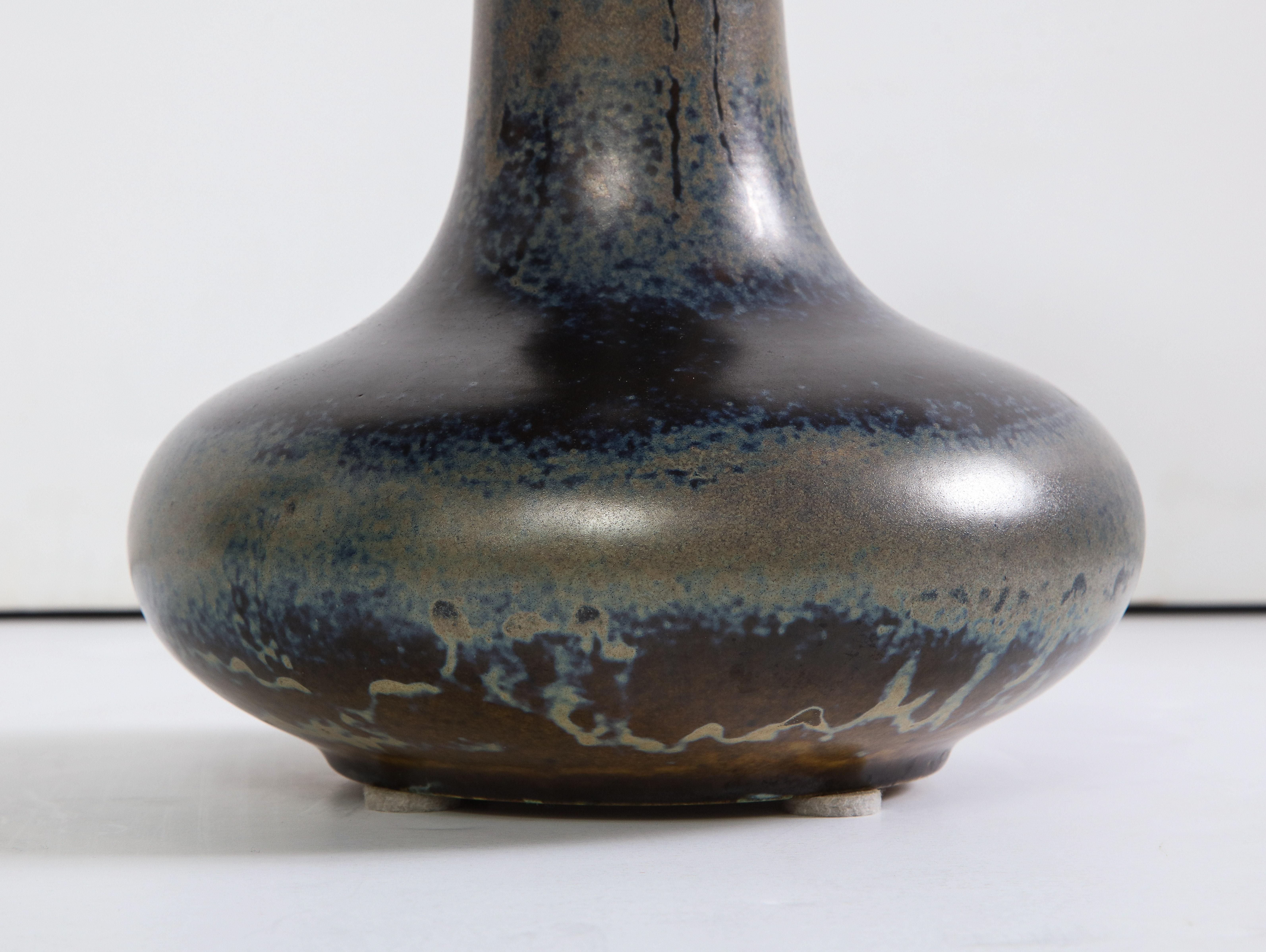 Tiffany Studios Favrile Pottery Vase In Excellent Condition In New York, NY